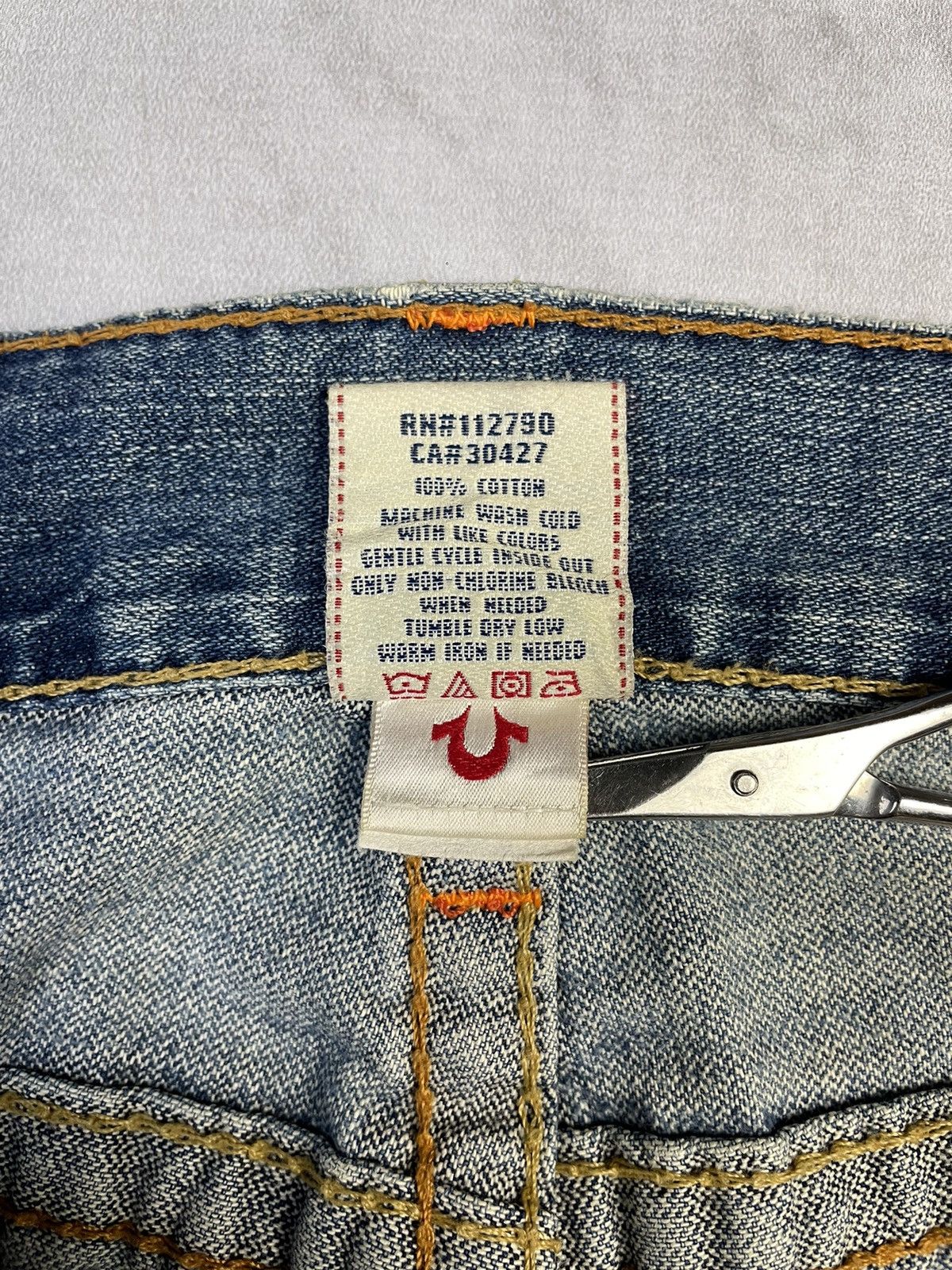 True Religion 2010 Billy Rainbow Bootcut Jeans Size US 31 - 9 Thumbnail