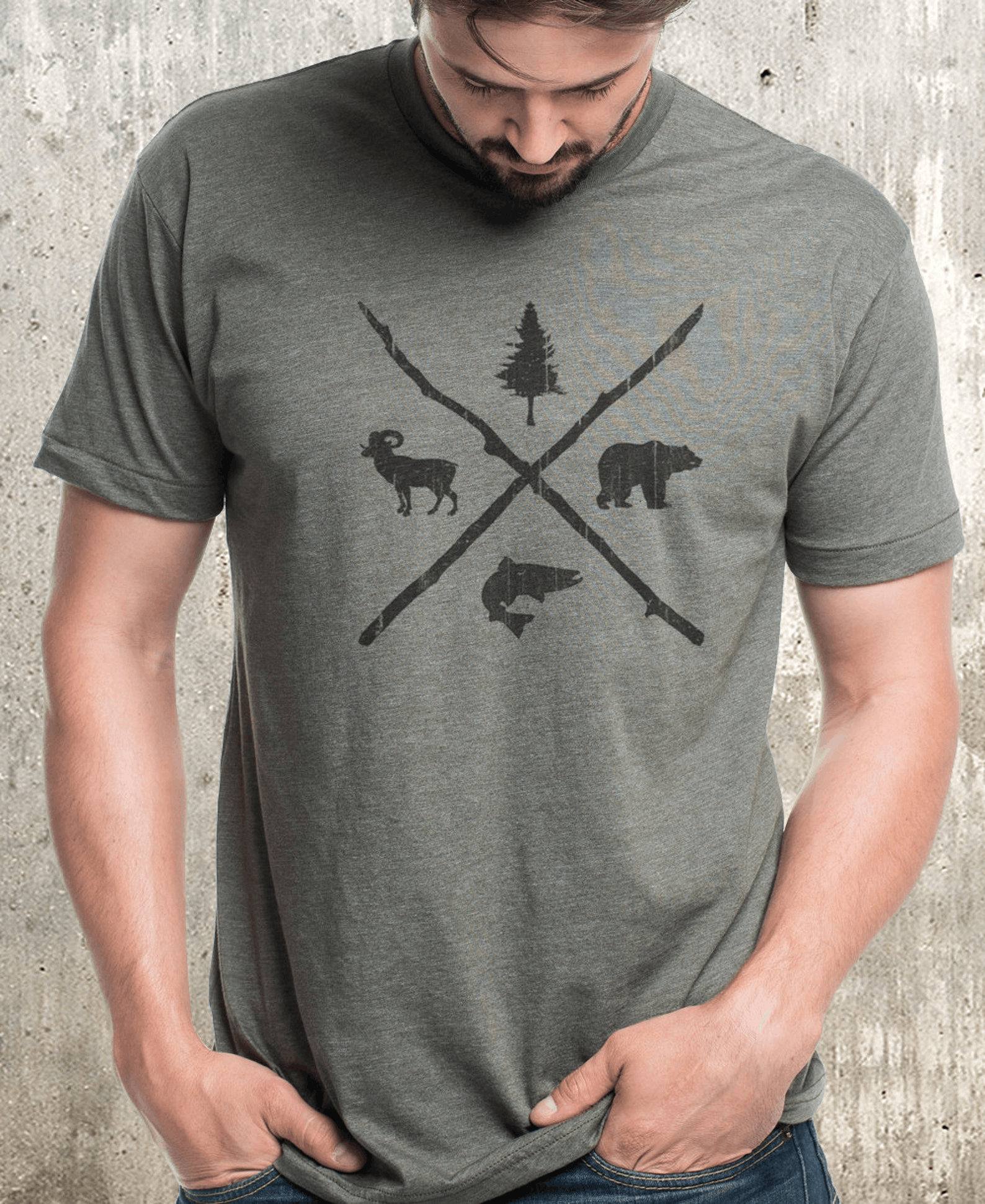 Designer × Vintage Men's Nature T-Shirt – Wildlife Graphic Tee Size US M / EU 48-50 / 2 - 3 Thumbnail