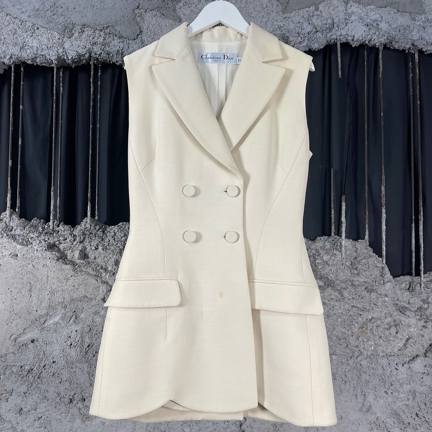 Dior Christian Dior Sleeveless Blazer Vest Size 36 Size XS / US 0-2 / IT 36-38 - 1 Thumbnail