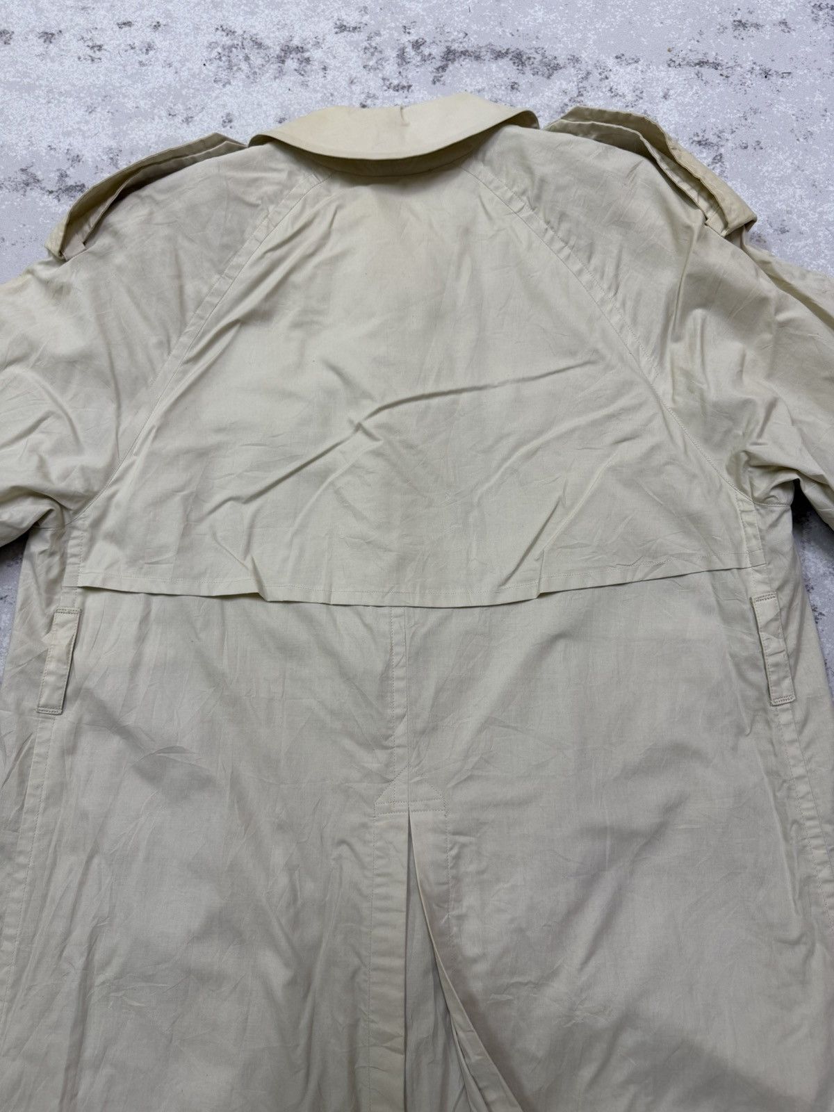 Burberry VINTAGE 90s BURBERRYS’ MADE IN ENGLAND TRECNHE COAT JACKET Size US M / EU 48-50 / 2 - 15 Thumbnail