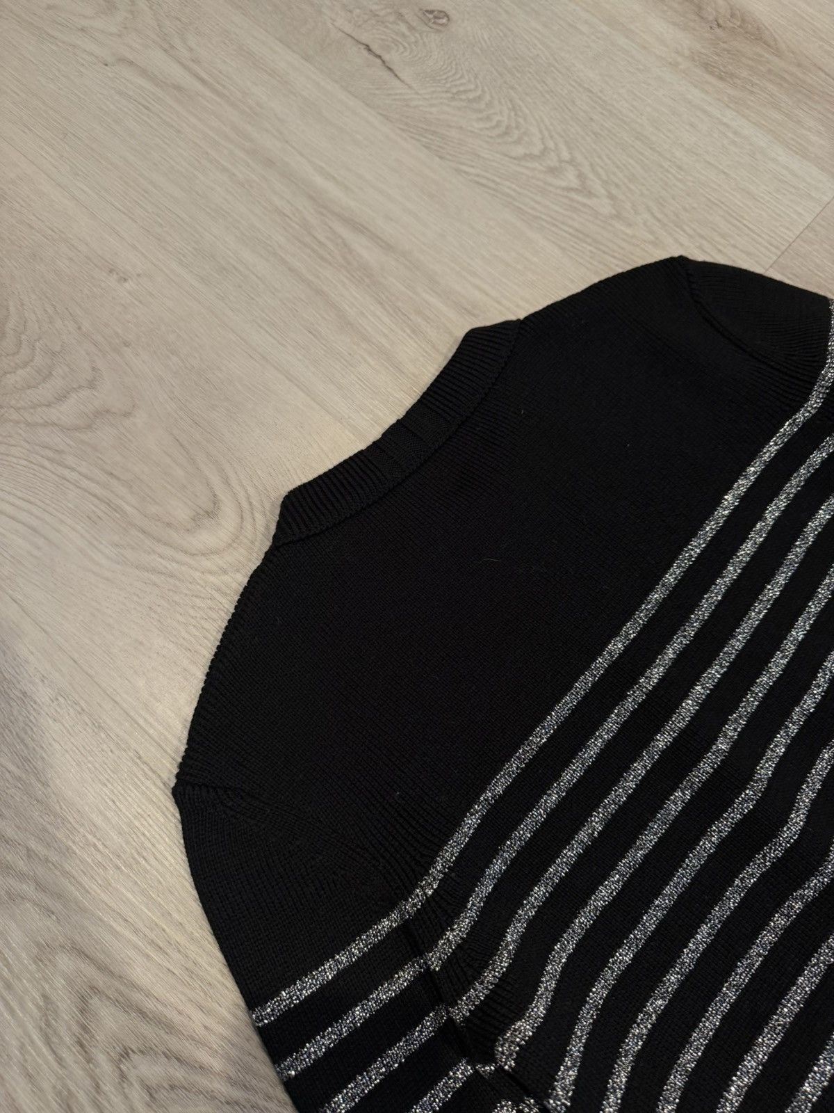 Saint Laurent Paris s/s 2019 glitter striped sailor sweater!! Size US S / EU 44-46 / 1 - 5 Thumbnail