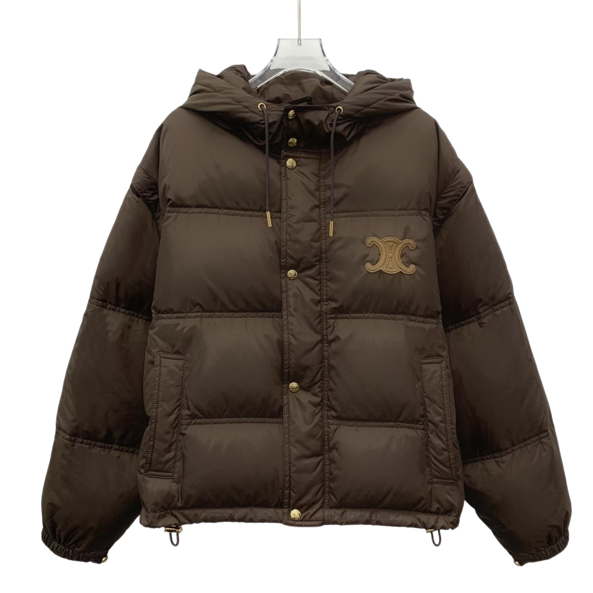Celine Celine Triomphe Embroidered Down Jacket 40 Size S / US 4 / IT 40 - 1 Thumbnail
