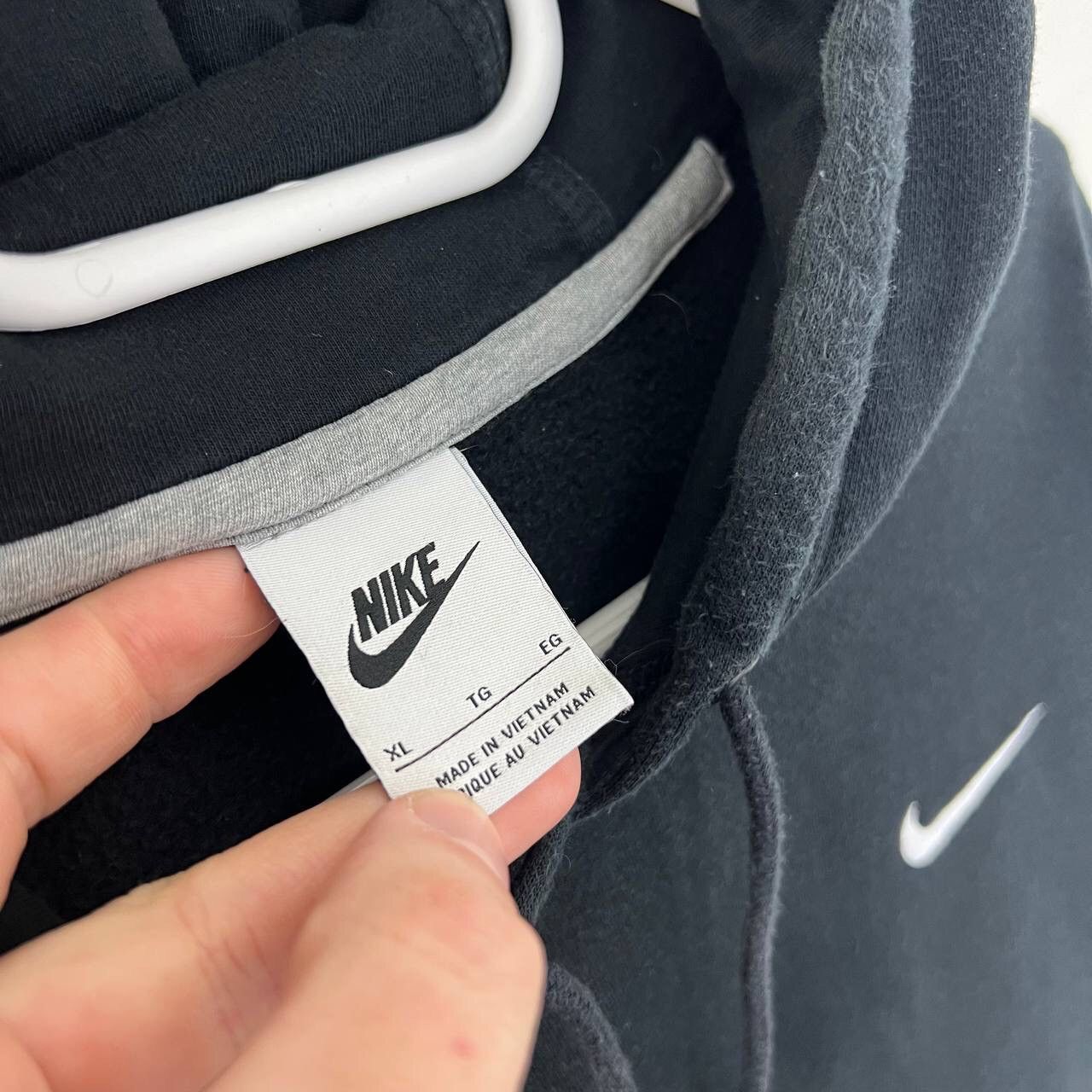 Nike Mini Swoosh Nike Hoodie Black Baggy Fit Y2K Style Size US XL / EU 56 / 4 - 3 Thumbnail