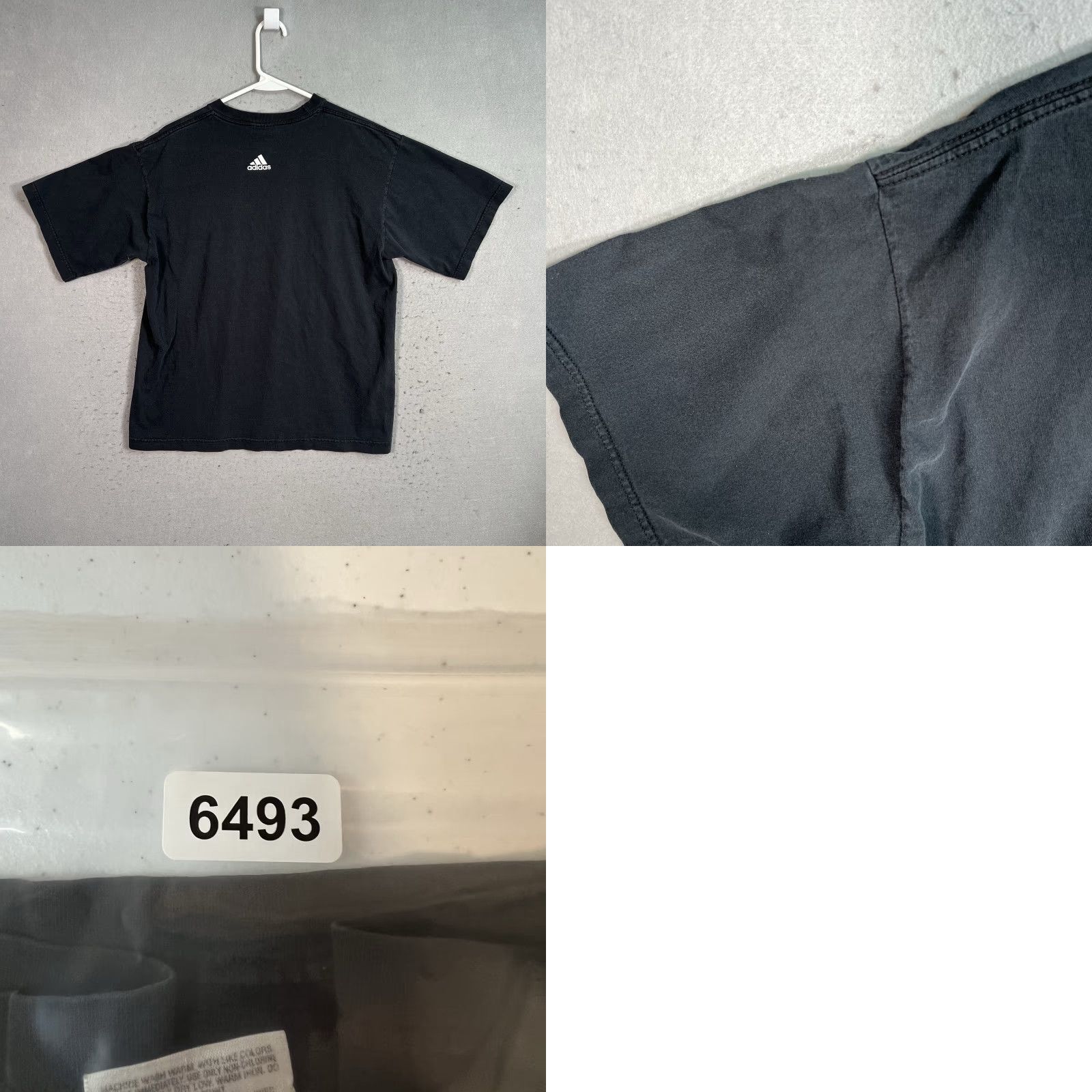 Adidas VINTAGE Adidas T Shirt Adult Medium Black Athletic Logo Classic 90s Mens Size US M / EU 48-50 / 2 - 8 Thumbnail