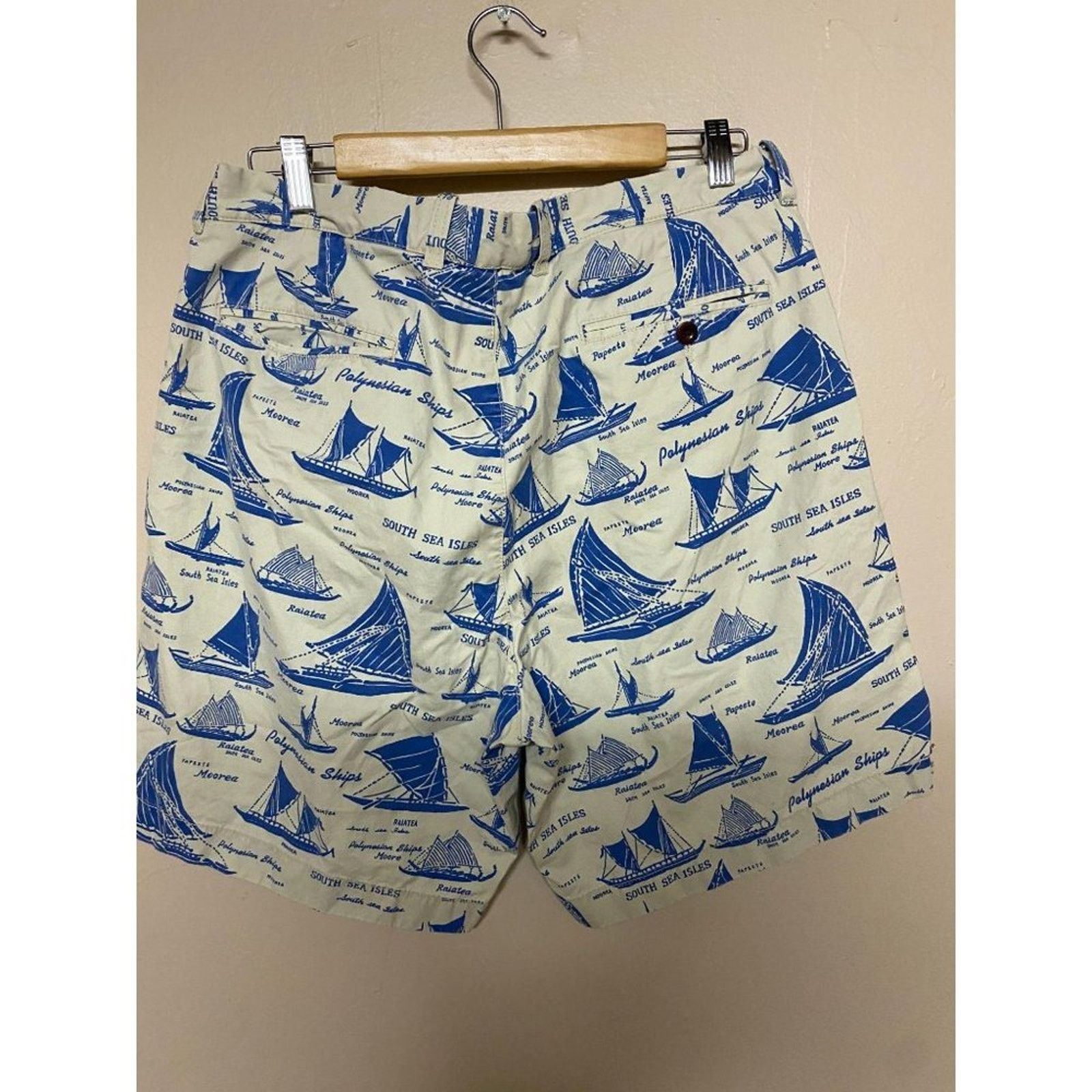 J.Crew J.Crew Regular Fit Sailboat Chino Shorts 36" x 8.5" Size US 36 / EU 52 - 2 Thumbnail