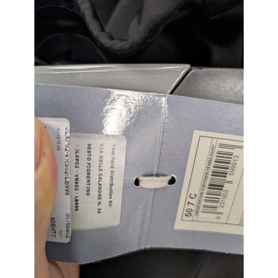 Tom Ford o1rshd1 Double Breasted Jacket in Black Size US M / EU 48-50 / 2 - 23 Thumbnail