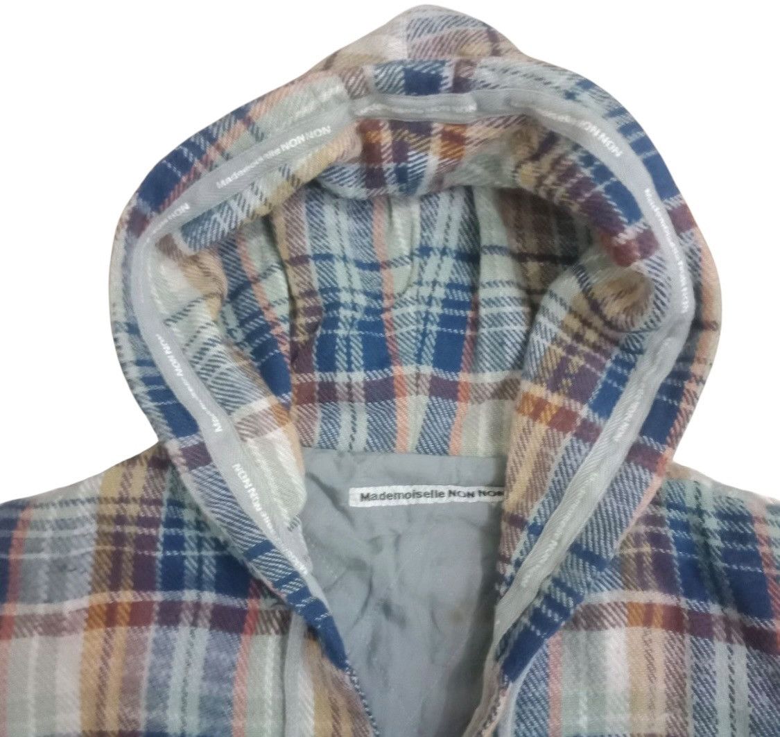 Designer × Japanese Brand × Mademoiselle Non Non Mademoiselle non non flannel hoodie Size US L / EU 52-54 / 3 - 4 Thumbnail
