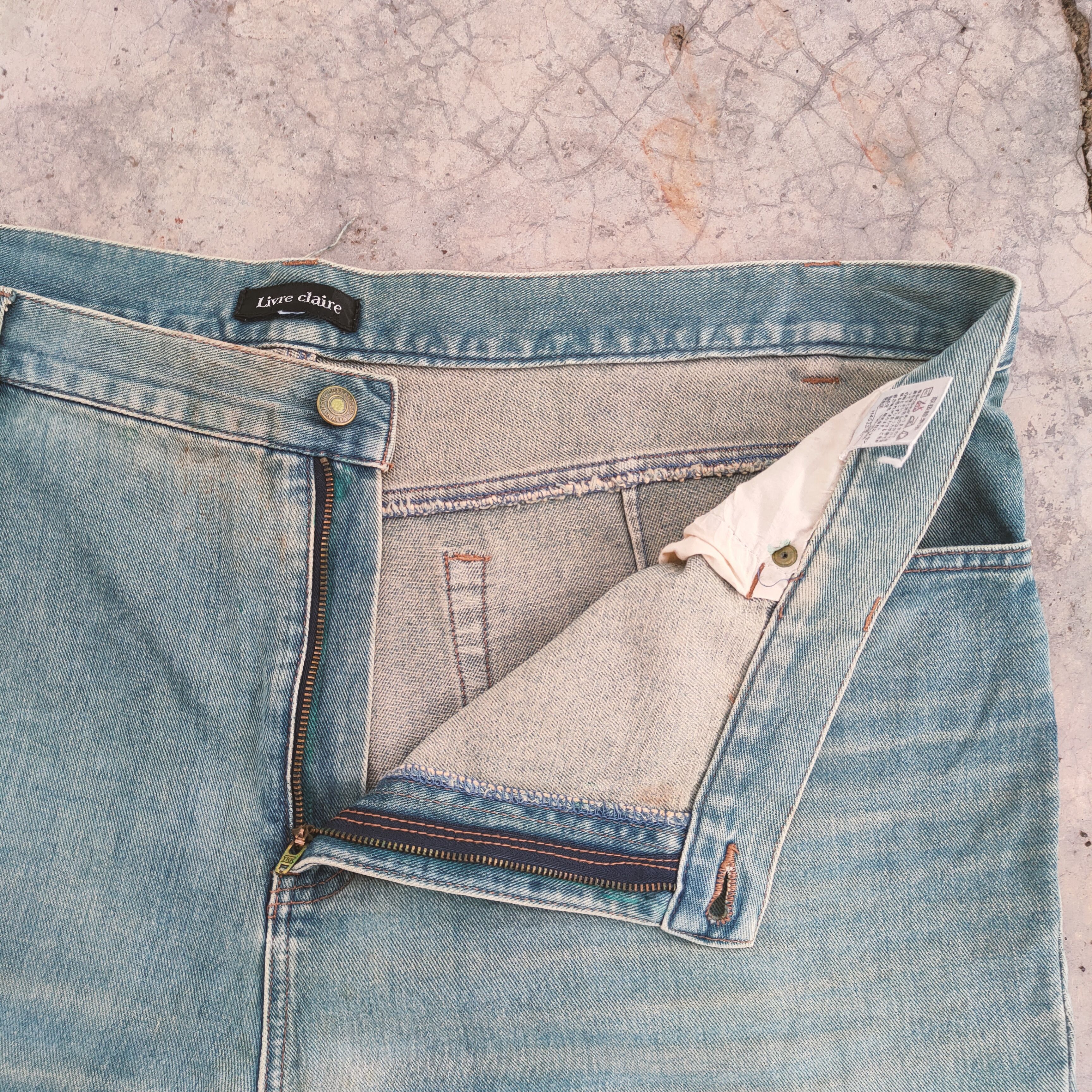 Japanese Brand VINTAGE JAPANESE RUSTY FADED RIPPED JEANS DENIM PANTS Size US 44 / EU 60 - 7 Thumbnail