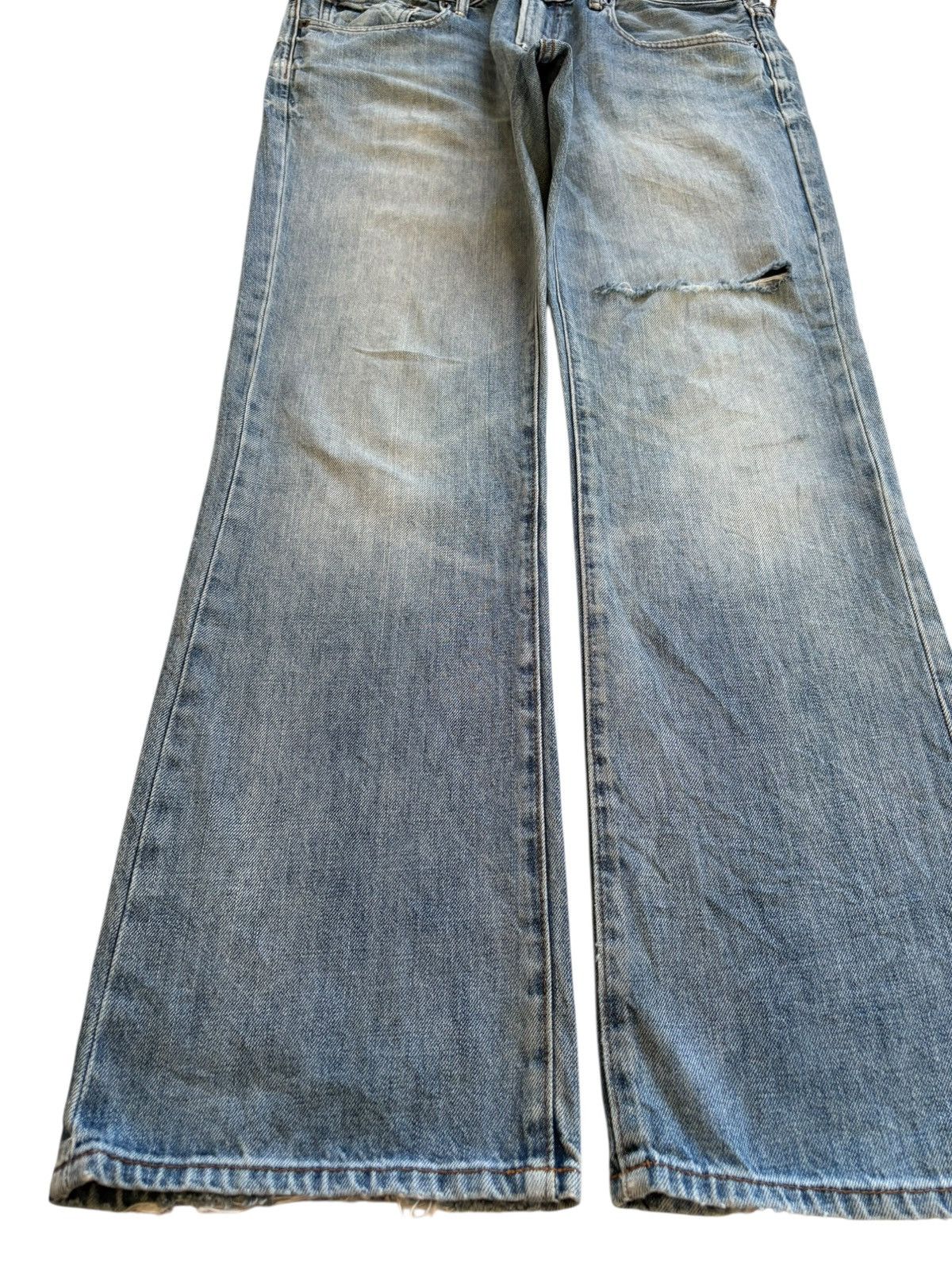 Gap SALES🔥Vintage GAP Mud Wash Distressed Bootcut Flare Jeans Size US 34 / EU 50 - 6 Thumbnail