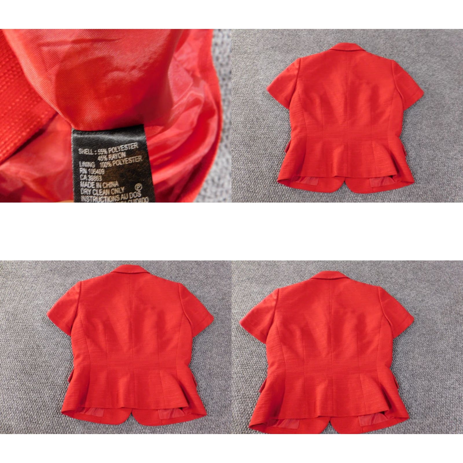 Vintage Tahari Jacket Blazer Womens 4 Red Red Blazer Formal Classic 3-Button Tahari ASL Blazer Womens Mens? Size S / US 4 / IT 40 - 8 Thumbnail