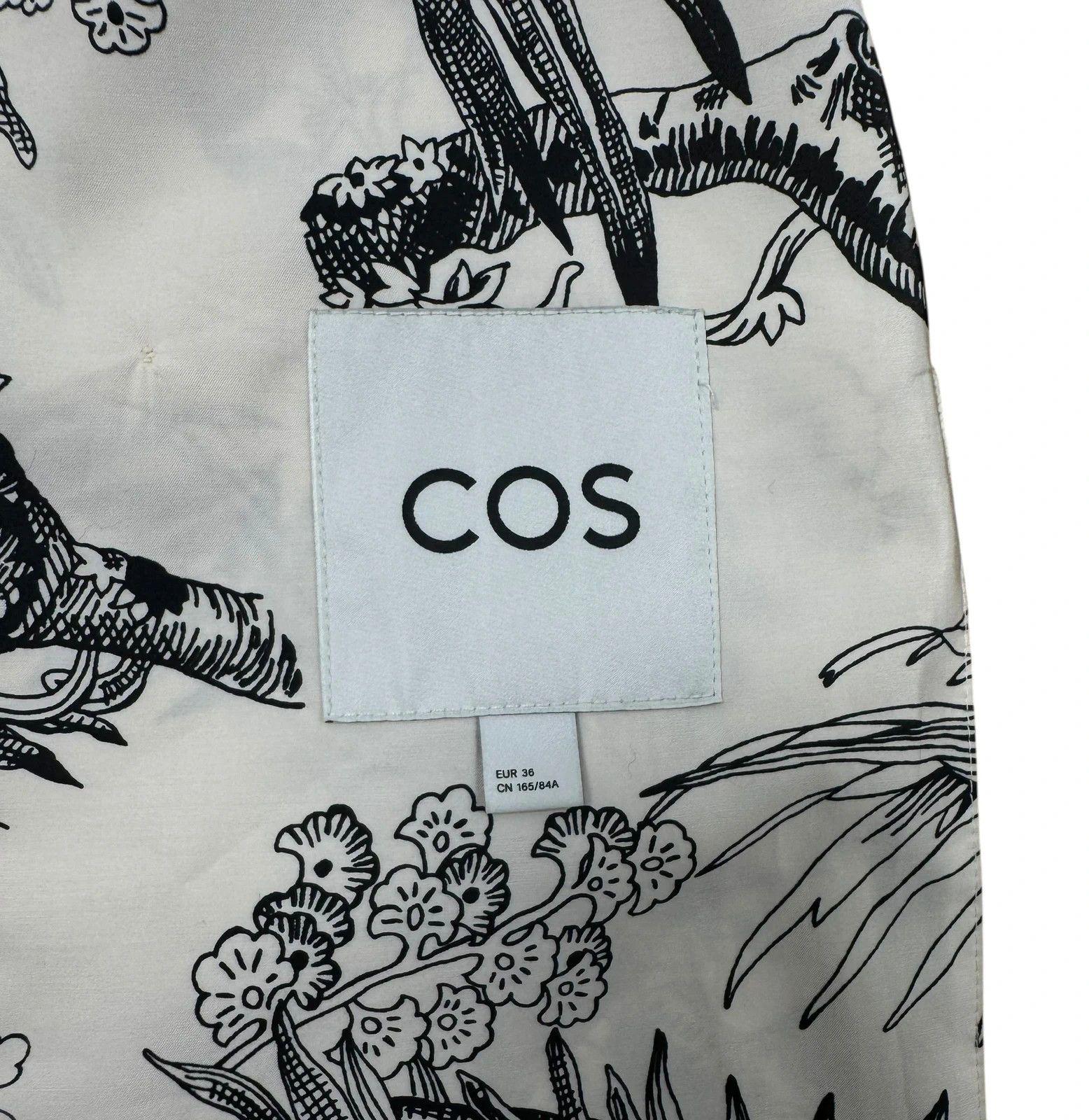 Cos COS Tencel Blazer Short Sleeve Printed Floral size EU36 Size S / US 4 / IT 40 - 9 Thumbnail
