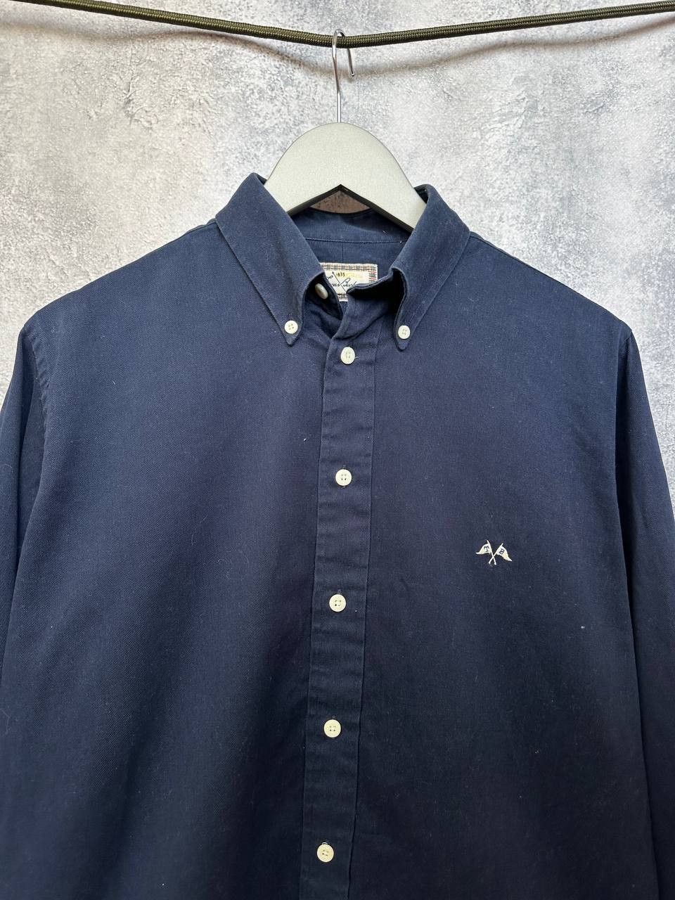 Burberry Thomas Burberry Twill Shirt OldMoney Embroidered LS ButtonUp Size US S / EU 44-46 / 1 - 5 Thumbnail