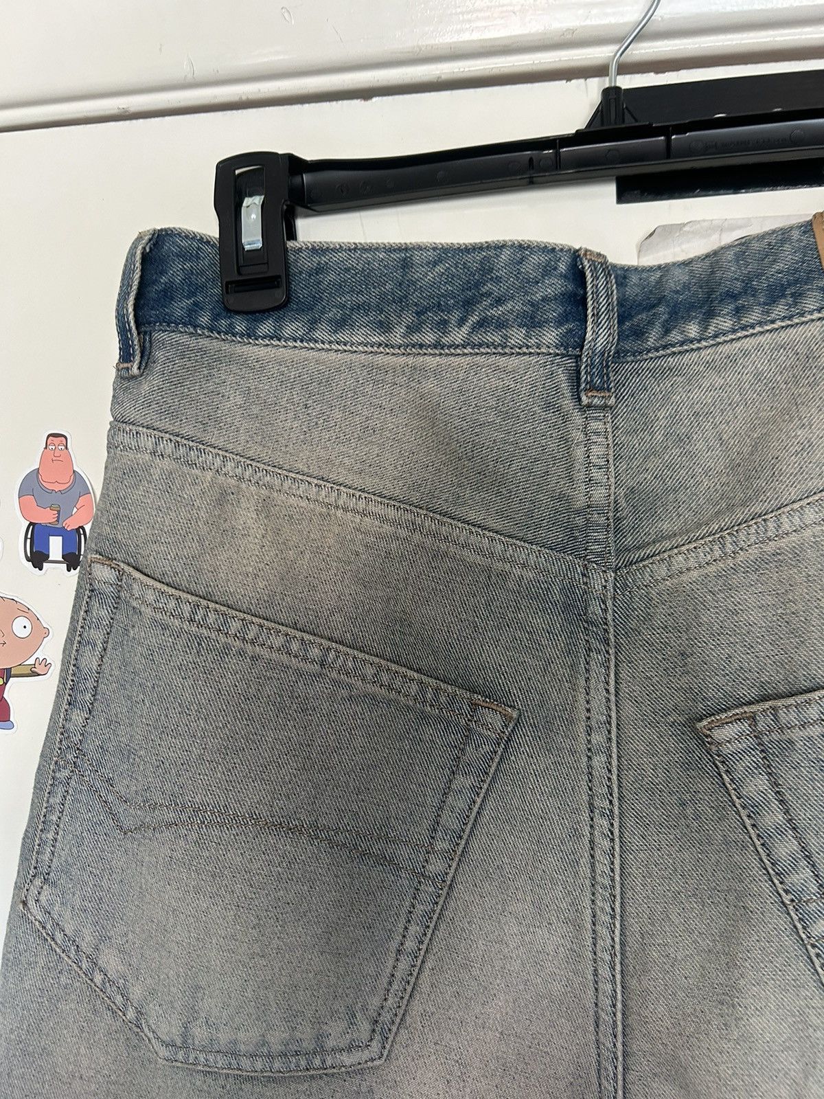 Balenciaga Balenciaga Logo Patch Inside Out Denim Jeans Size US 32 / EU 48 - 4 Thumbnail