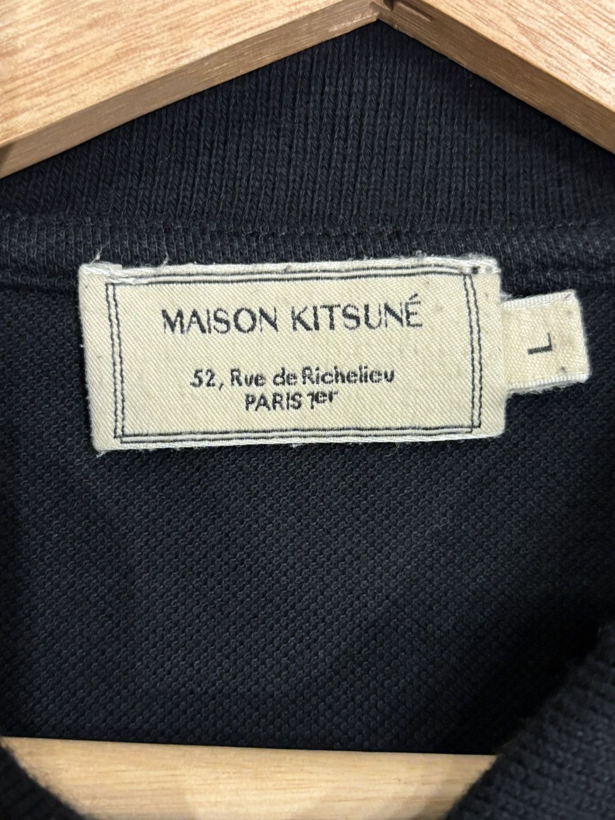 Maison Kitsune Maison Kitsune Polo Shirt Size US L / EU 52-54 / 3 - 3 Thumbnail