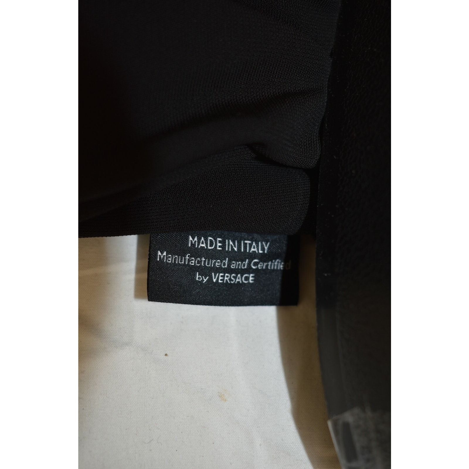 Versace VERSACE A55371 BLACK SILK GOLD RING DRESS BLOUSE TOP 44 IT Size XL / US 12-14 / IT 48-50 - 11 Thumbnail