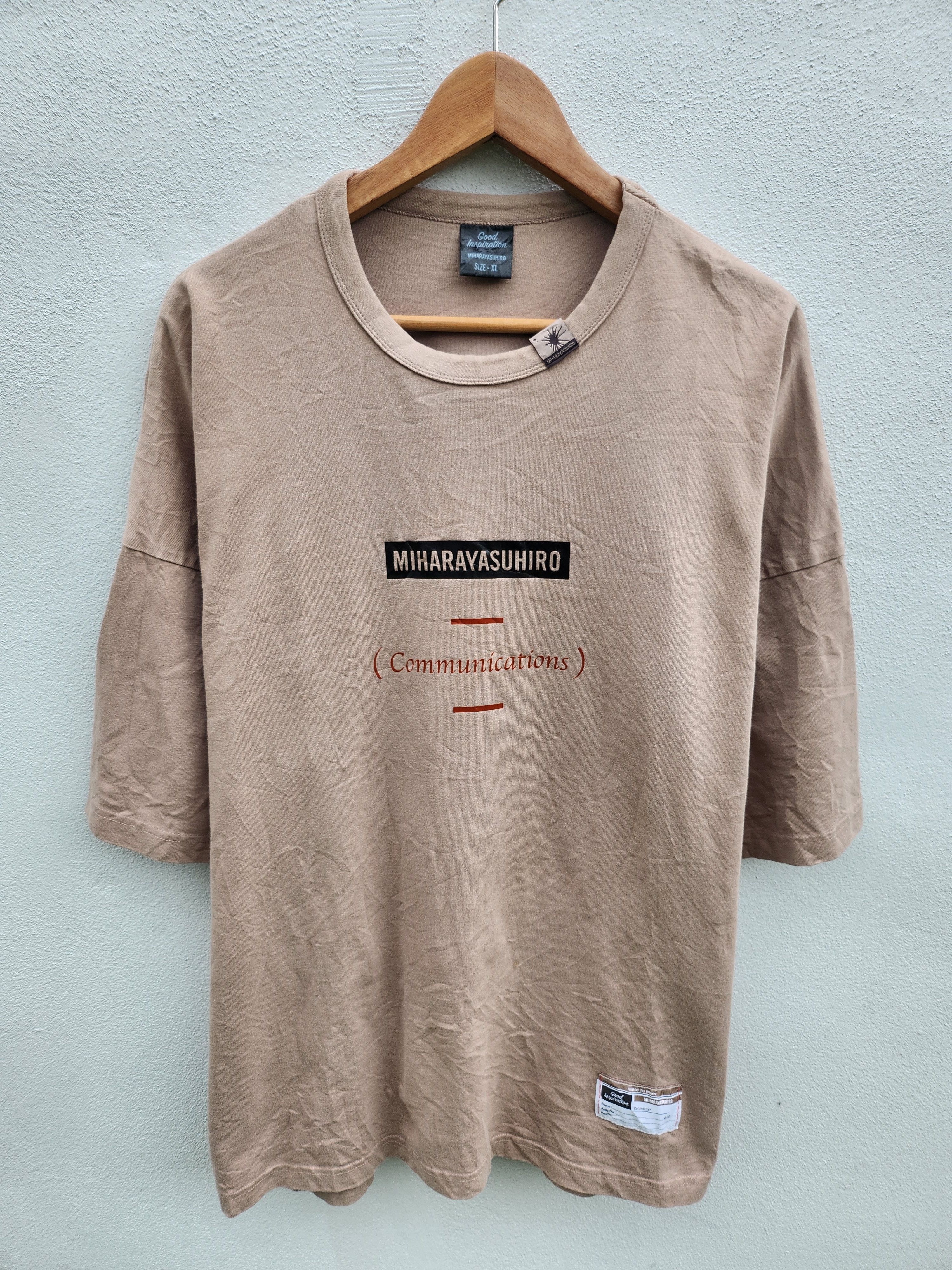Japanese Brand 💥 MIHARAYASUHIRO X Good Inspiration Baggy AG T-Shirt Size US XL / EU 56 / 4 - 4 Thumbnail