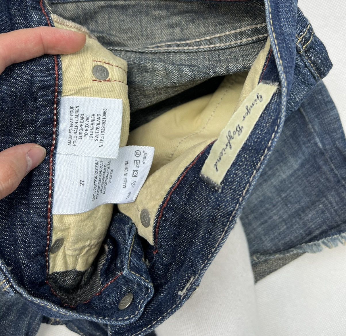 Ralph Lauren Shorts Ralph Lauren RL 67 Flag USA Jeans Size 27" / US 4 / IT 40 - 5 Thumbnail