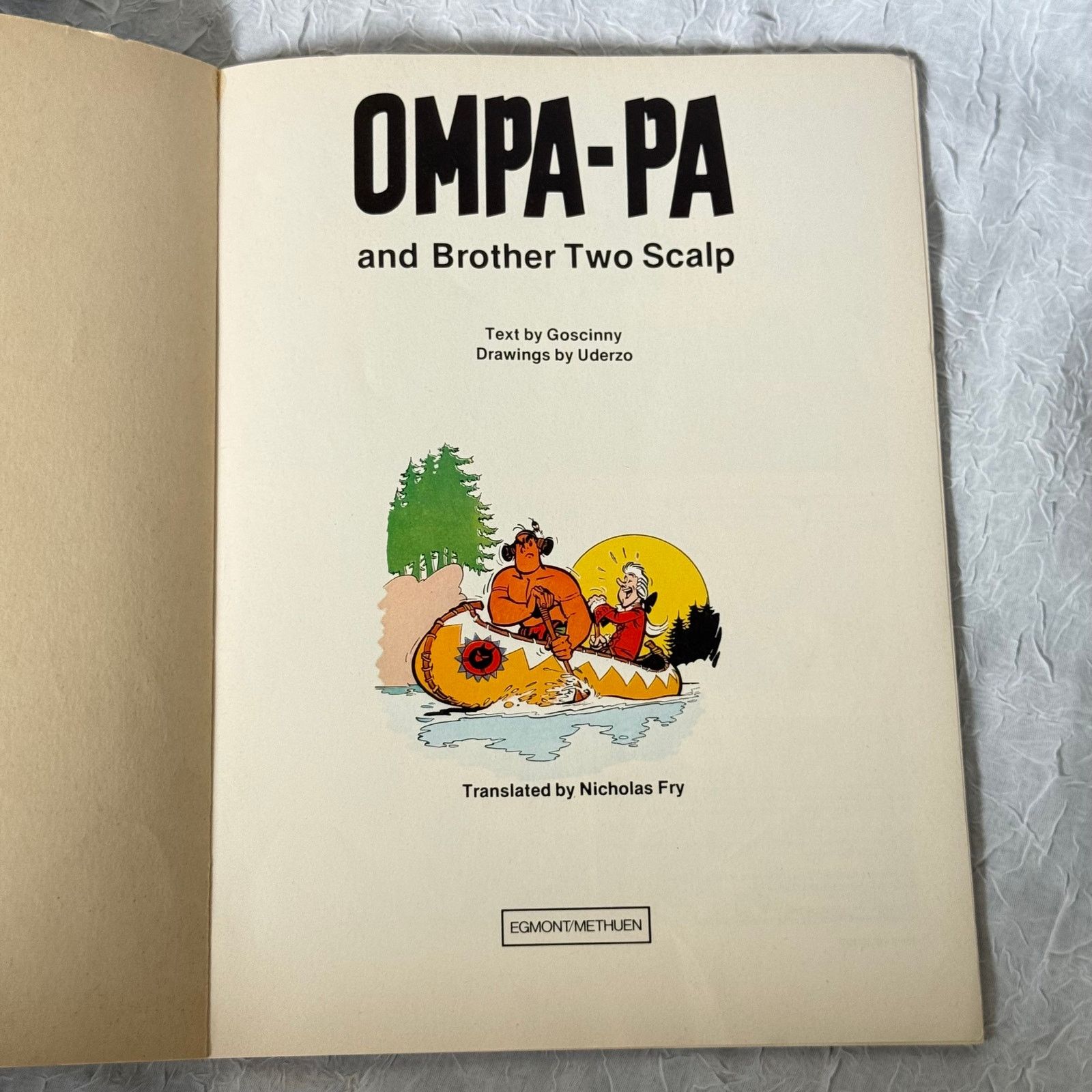 & Other Stories Ompa-Pa and Brother Two Scalp 1977 Goscinny Uderzo Comic 70s Size ONE SIZE - 4 Thumbnail
