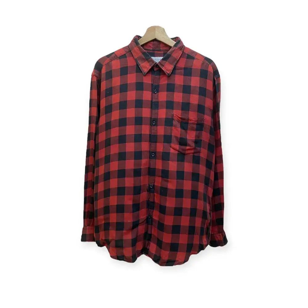 Vintage Japanese Brand University of Oxford Flannel Shirt Size US L / EU 52-54 / 3 - 1 Thumbnail