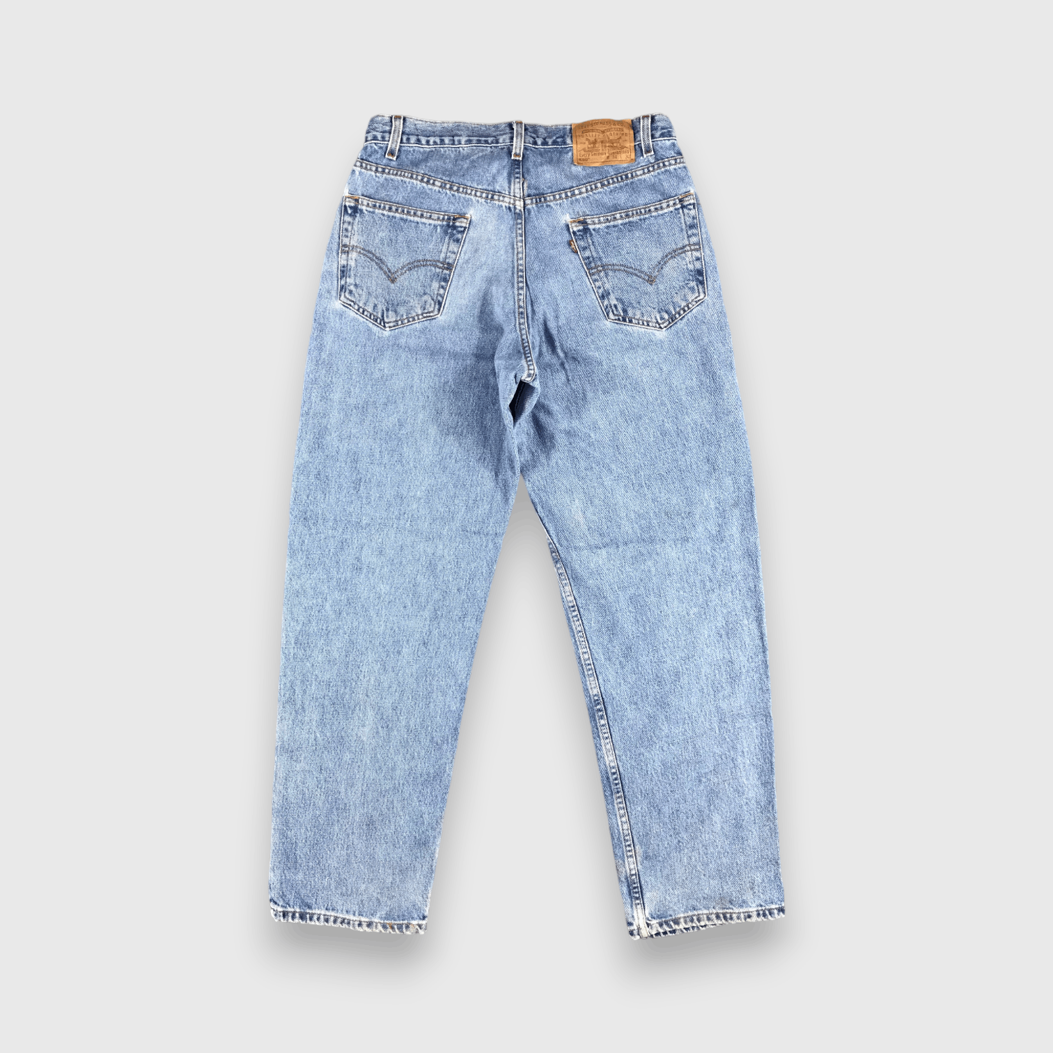 Levi's 90s Vintage Blue Wash Levis 550 Jeans-J2093 Size US 33 - 2 Thumbnail