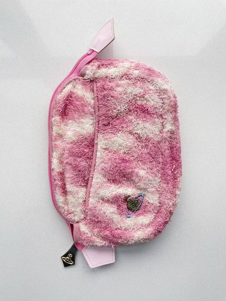 Vivienne Westwood Vivienne Westwood 90s Pink Leopard Towel Bag- DMC Size ONE SIZE - 1 Thumbnail
