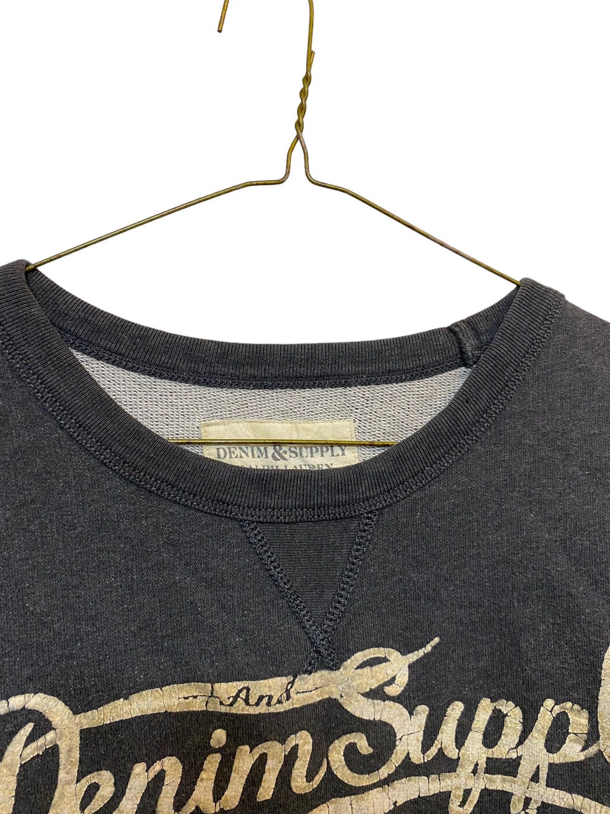 Denim & Supply Ralph Lauren × Polo Ralph Lauren × Vintage Vintage Denim Supply Ralph Lauren Motorcycle Club Crewneck Size US L / EU 52-54 / 3 - 4 Thumbnail