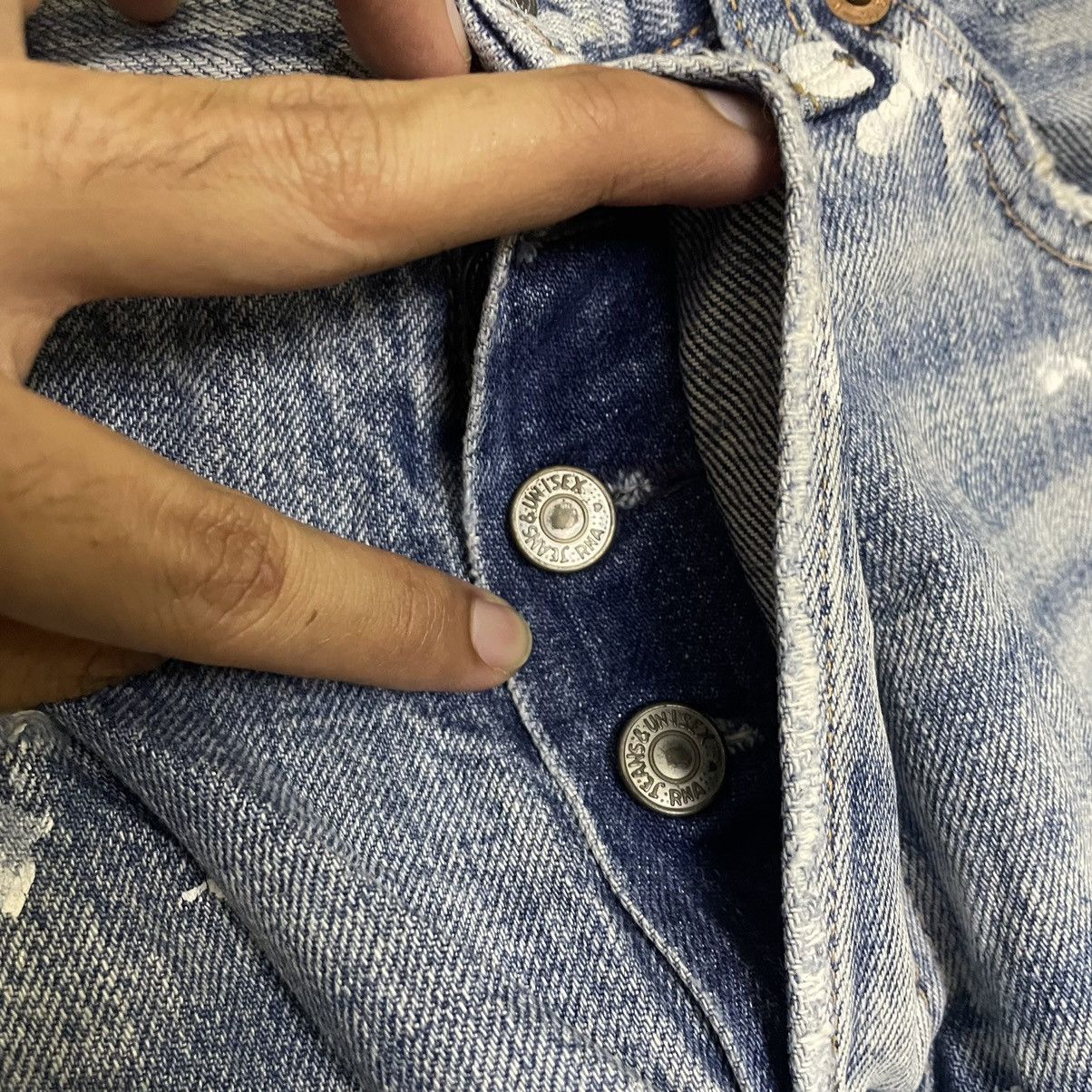 Hysteric Glamour × If Six Was Nine × Japanese Brand Vintage RNA Selvedge Paint Splattered Distressed Jeans Size US 31 - 5 Thumbnail