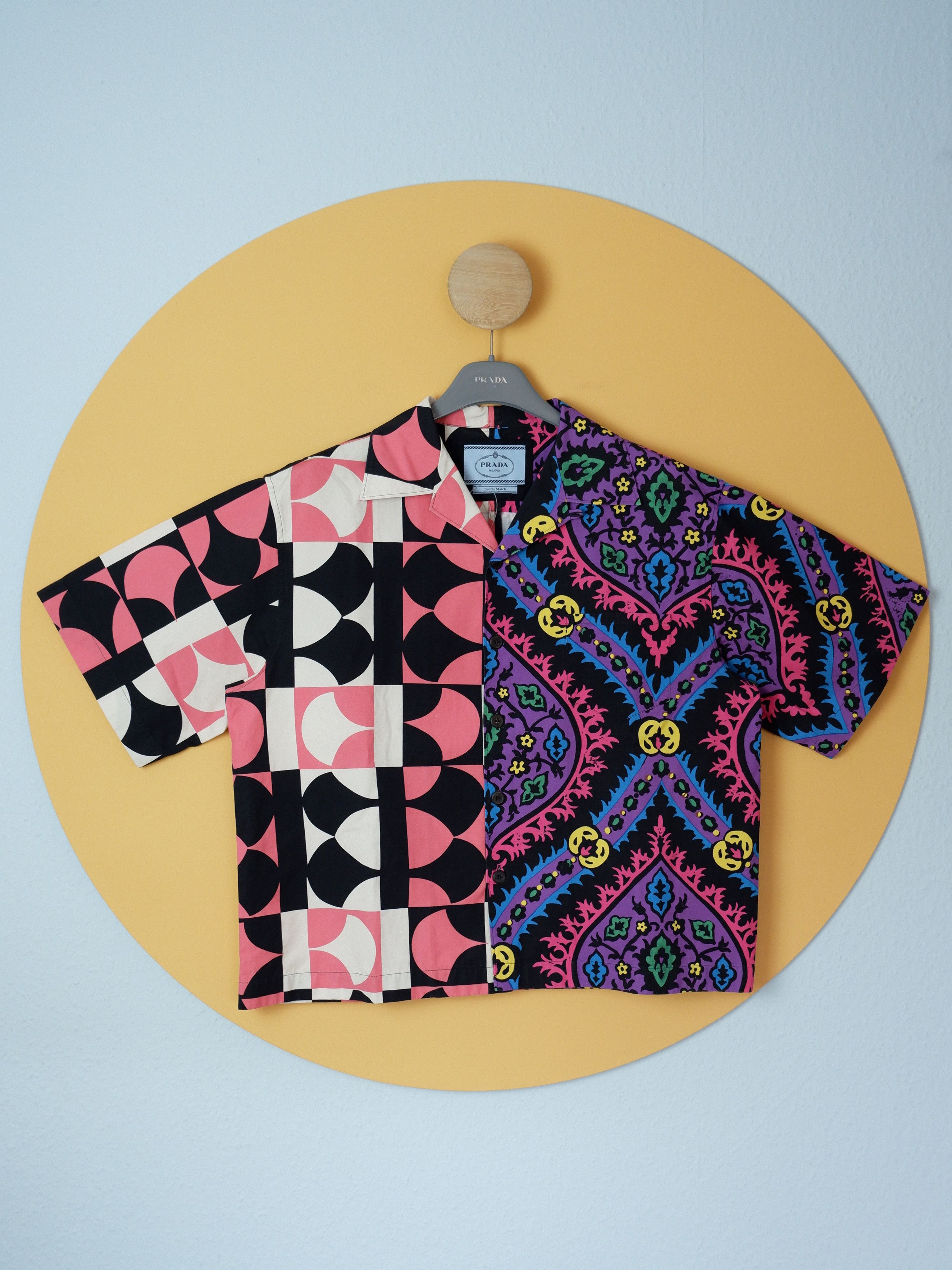 Prada Last drop! Prada pink purple double match shirt Size US M / EU 48-50 / 2 - 1 Thumbnail
