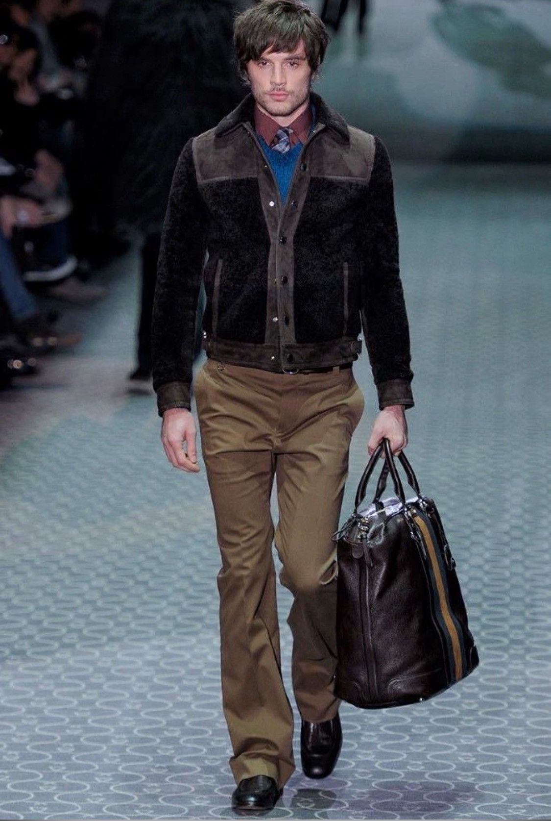 Gucci Gucci Fall 2011 Runway Teddy Shearling Leather Jacket Size US L / EU 52-54 / 3 - 1 Thumbnail