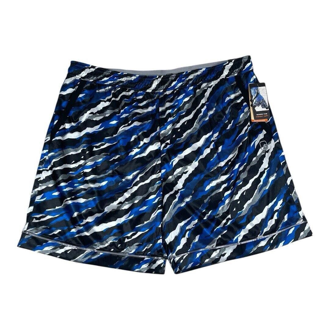 Designer AND 1 Blue Camo Basketball Shorts XXXL 8” Inseem Size US 44 / EU 60 - 3 Thumbnail