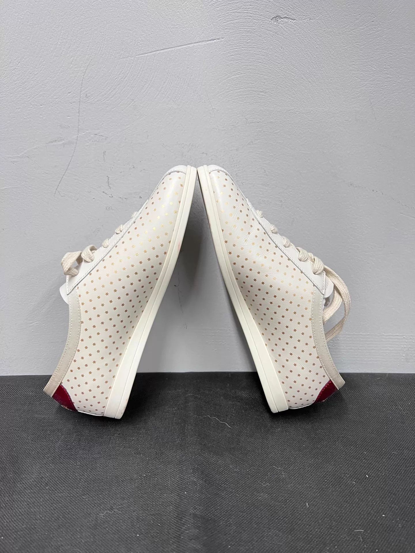 Gucci Gucci GG Logo Star Off-White Sneaker EUR 35.5 Size US 5 / IT 35 - 5 Thumbnail