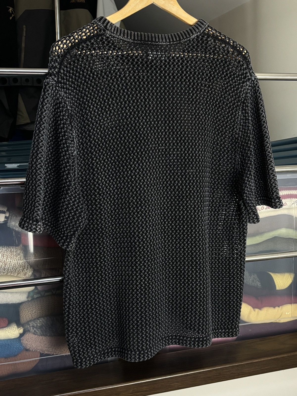 Stussy Stussy O’Dyed Mesh Crochet Avant Garde Pocket Tee Vintage Size US XL / EU 56 / 4 - 5 Thumbnail