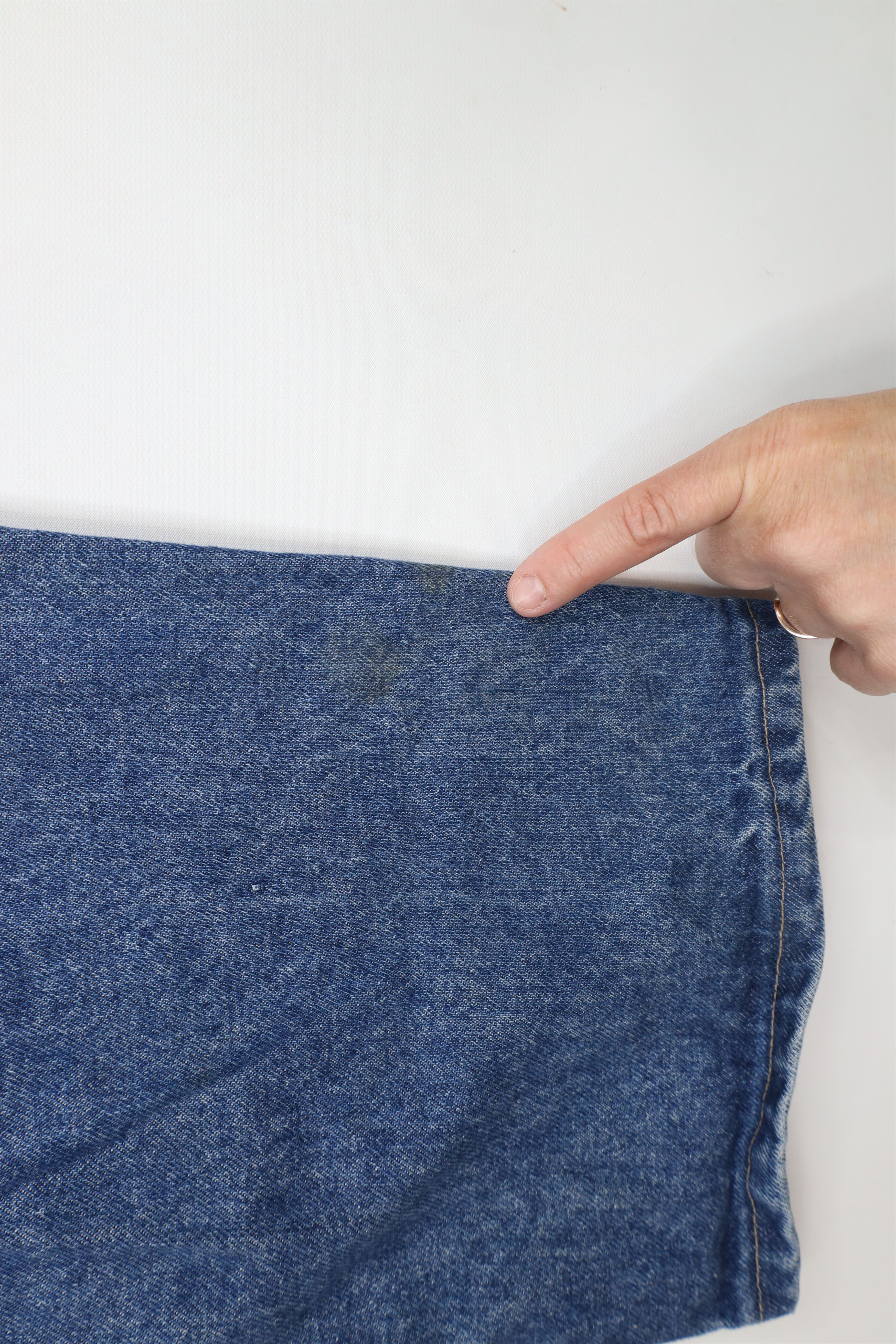 Vintage Vintage Bulwark FR Flame Resistant Wide Leg Dungaree Jeans Size US 38 / EU 54 - 14 Thumbnail