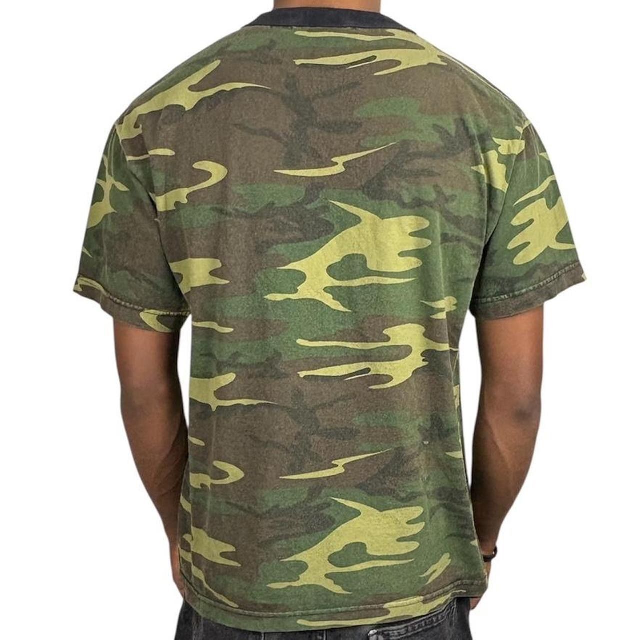 Alstyle Vintage Camo “Lob A Grenade” Funny T-Shirt Size US M / EU 48-50 / 2 - 2 Thumbnail
