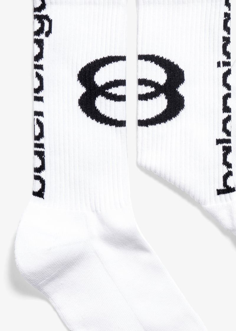Balenciaga o1tr1nto0525 Size: XL / Unity Sports Icon Socks in White Size ONE SIZE - 2 Thumbnail