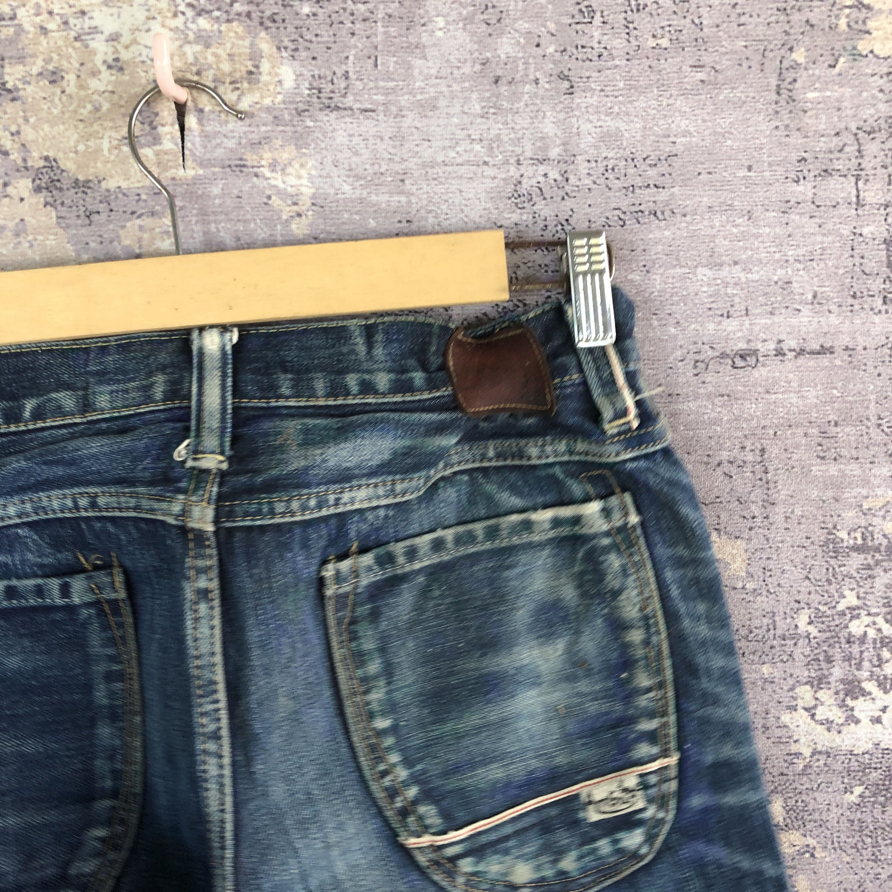 Distressed Antgauge Fourmimesure Selvedge Jeans Denim Pants