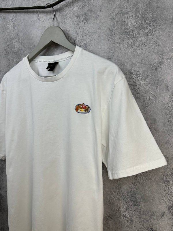 Percival Percival Pelle Pelle T-Shirt "Food" Embroidered White SS Size US M / EU 48-50 / 2 - 5 Thumbnail