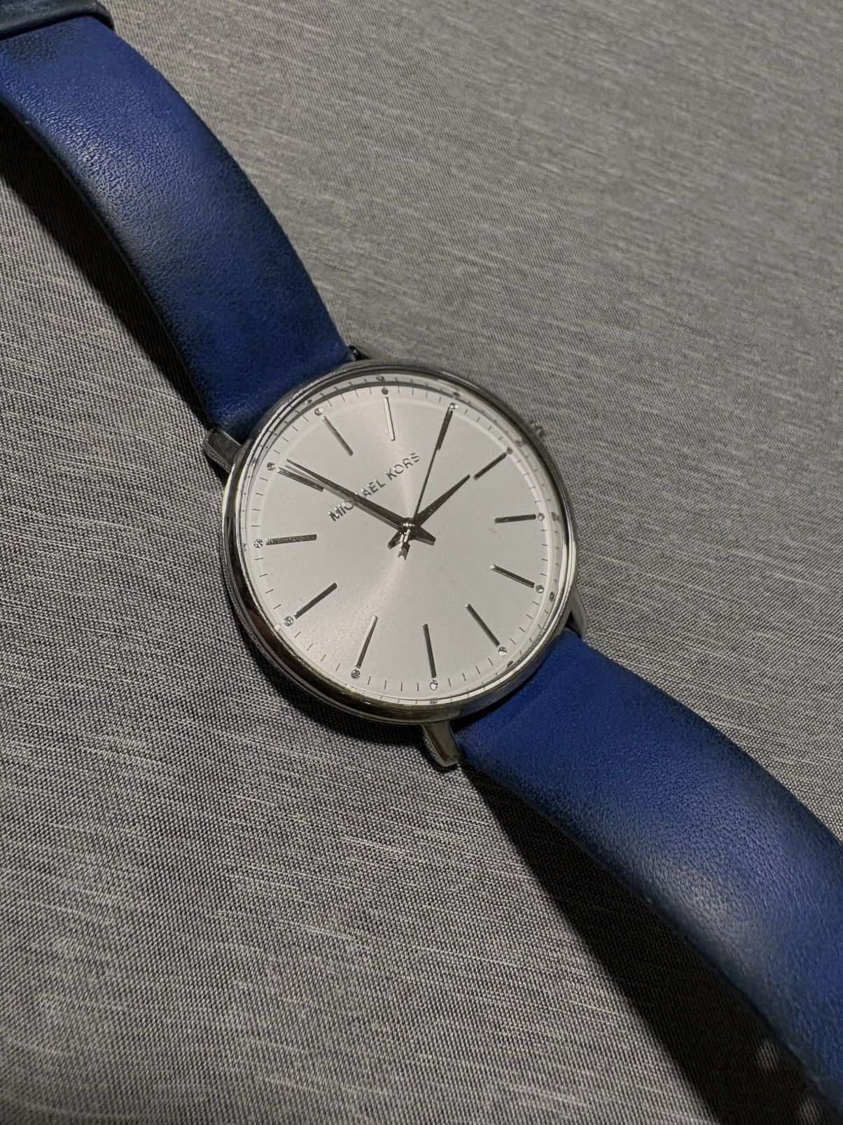 Michael Kors Michael Kors Pyper MK-2845 Blue Leather Quartz 38mm Watch Size ONE SIZE - 2 Thumbnail