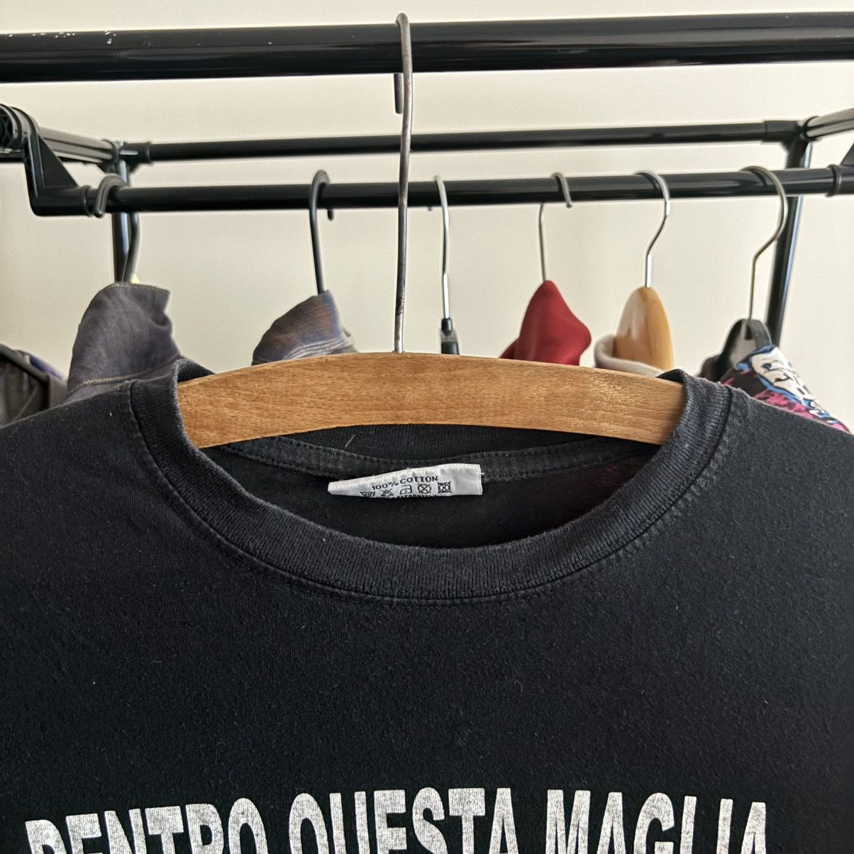 Vintage 90s Italian T-Shirt Dentro Questa Maglia C’è Un Fenomeno ERD Size US M / EU 48-50 / 2 - 5 Thumbnail