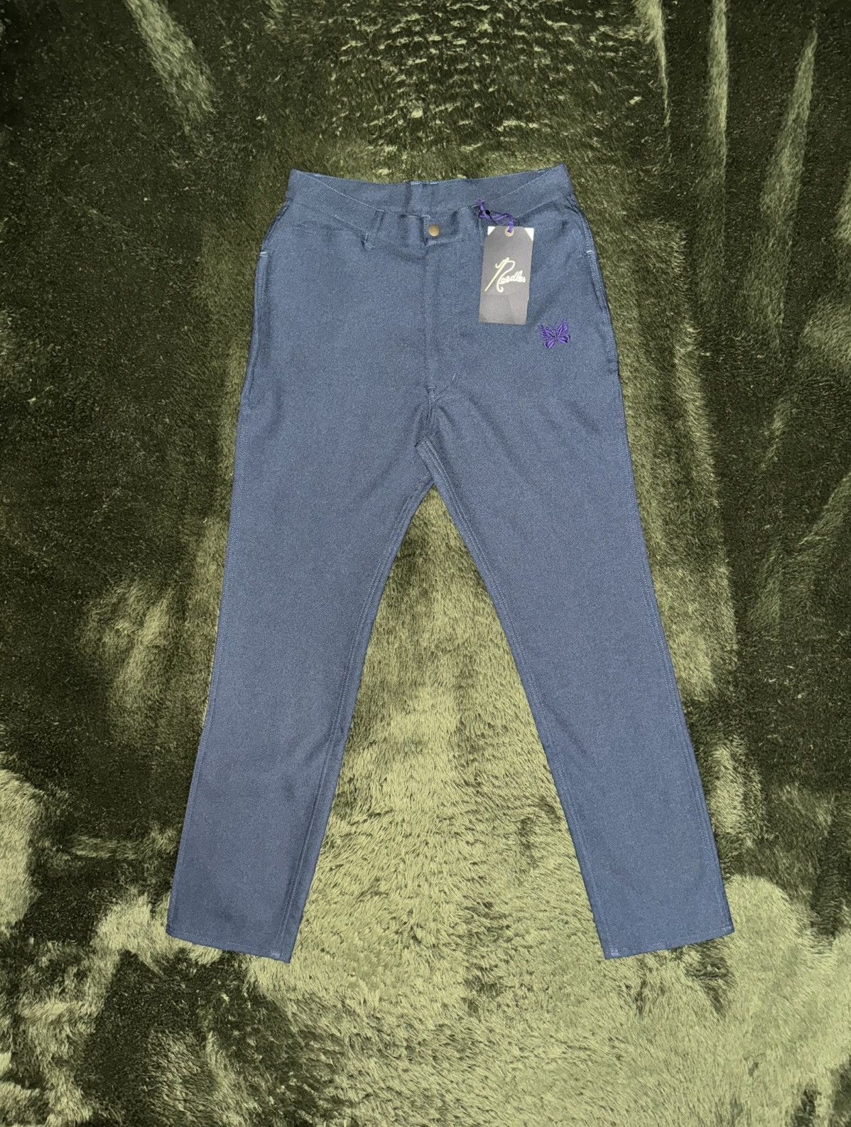 Needles [S] Needles Poly Twill Penny Jean Pants Navy LQ173 Size US 32 / EU 48 - 1 Thumbnail