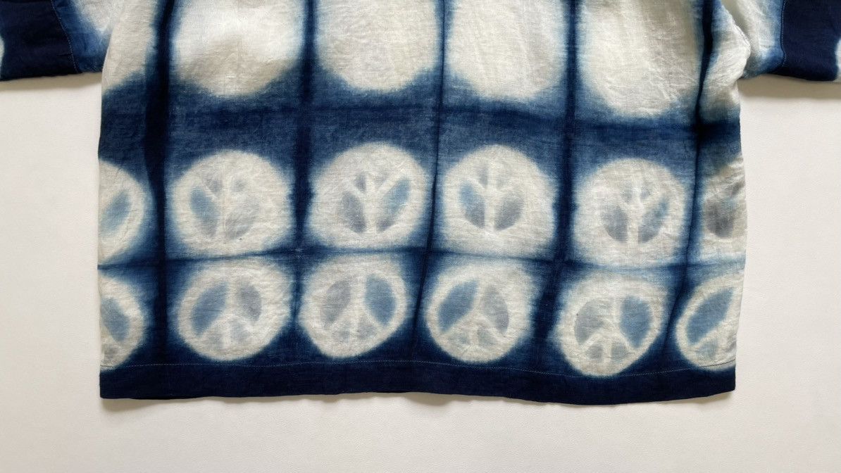 Story Mfg. Blue/White ‘Peace Tie Dye’ Print Shirt Size US M / EU 48-50 / 2 - 17 Thumbnail