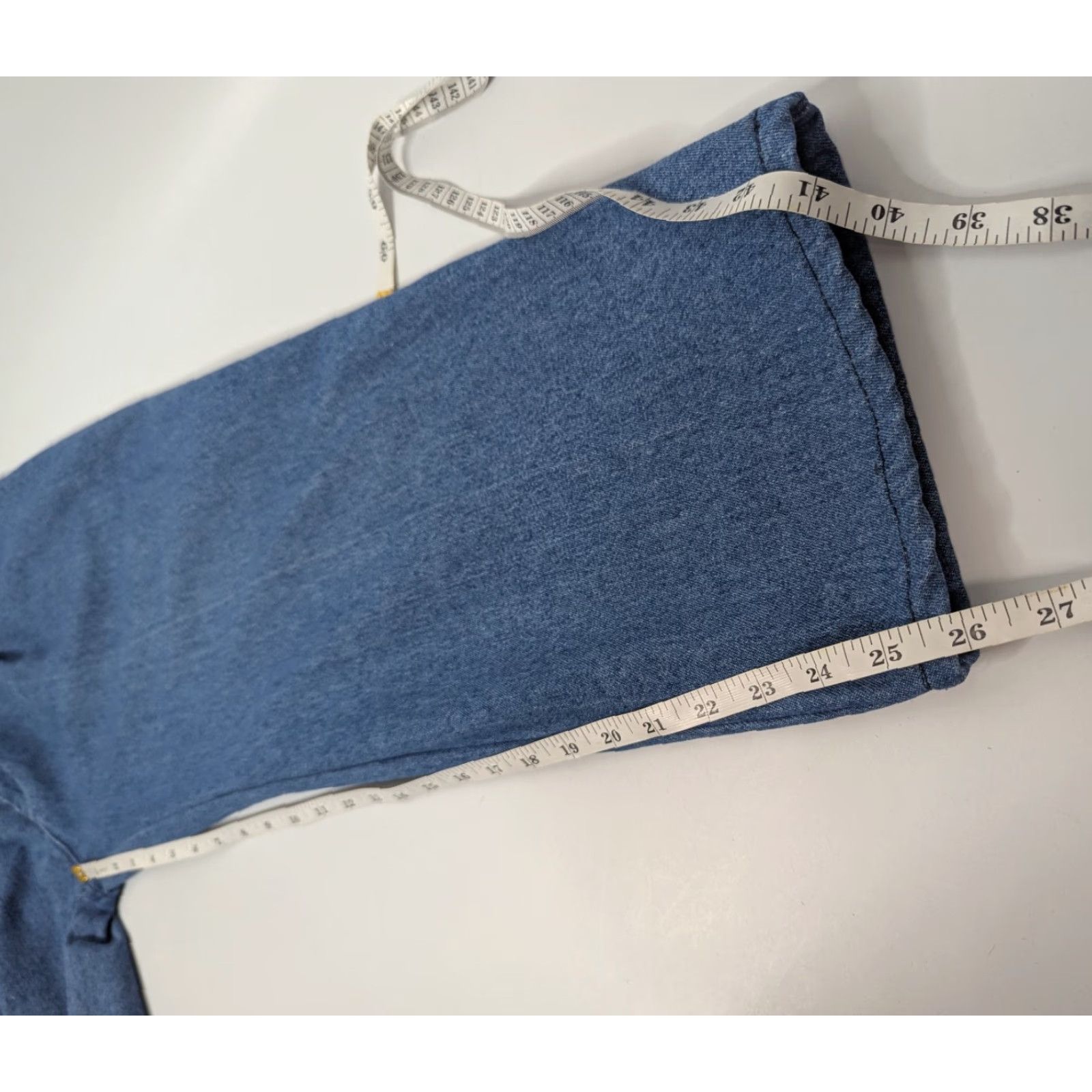 Lee VINTAGE Lee Pleated High Rise Denim Blue Jeans Women’s 14 Talon Zipper Size 36" / US 14 / IT 50 - 5 Thumbnail