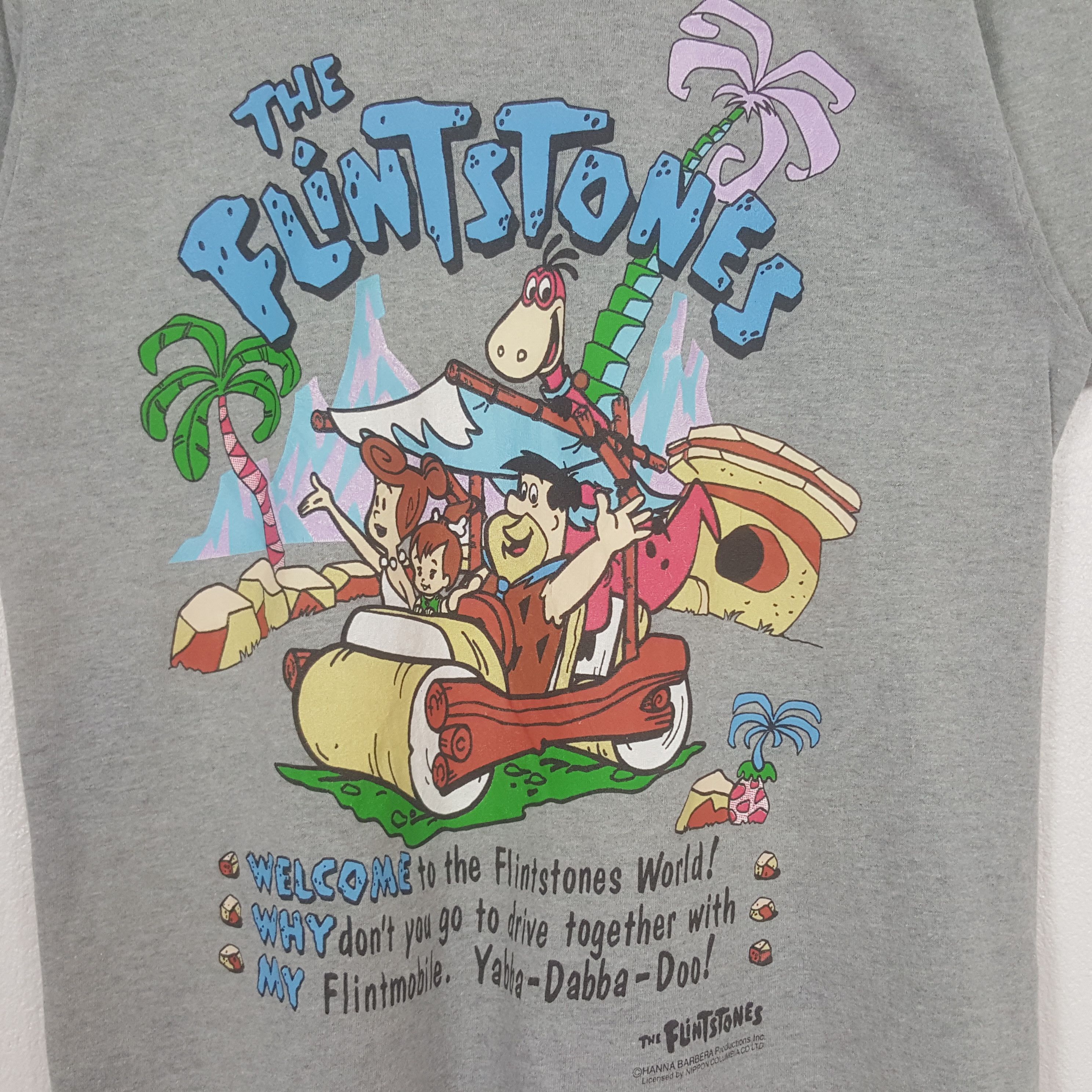 Vintage Vintage The Flintstones American Cartoon Tshirt C319N10 Size US M / EU 48-50 / 2 - 2 Thumbnail