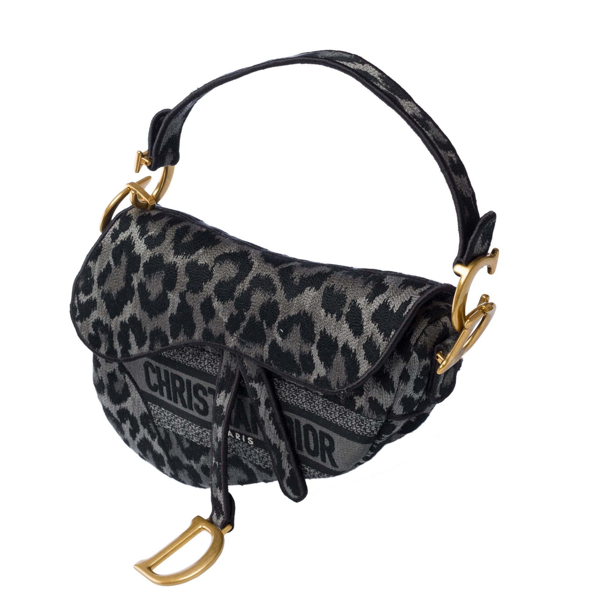 Dior DIOR Saddle in Gray Tweed Size ONE SIZE - 5 Thumbnail