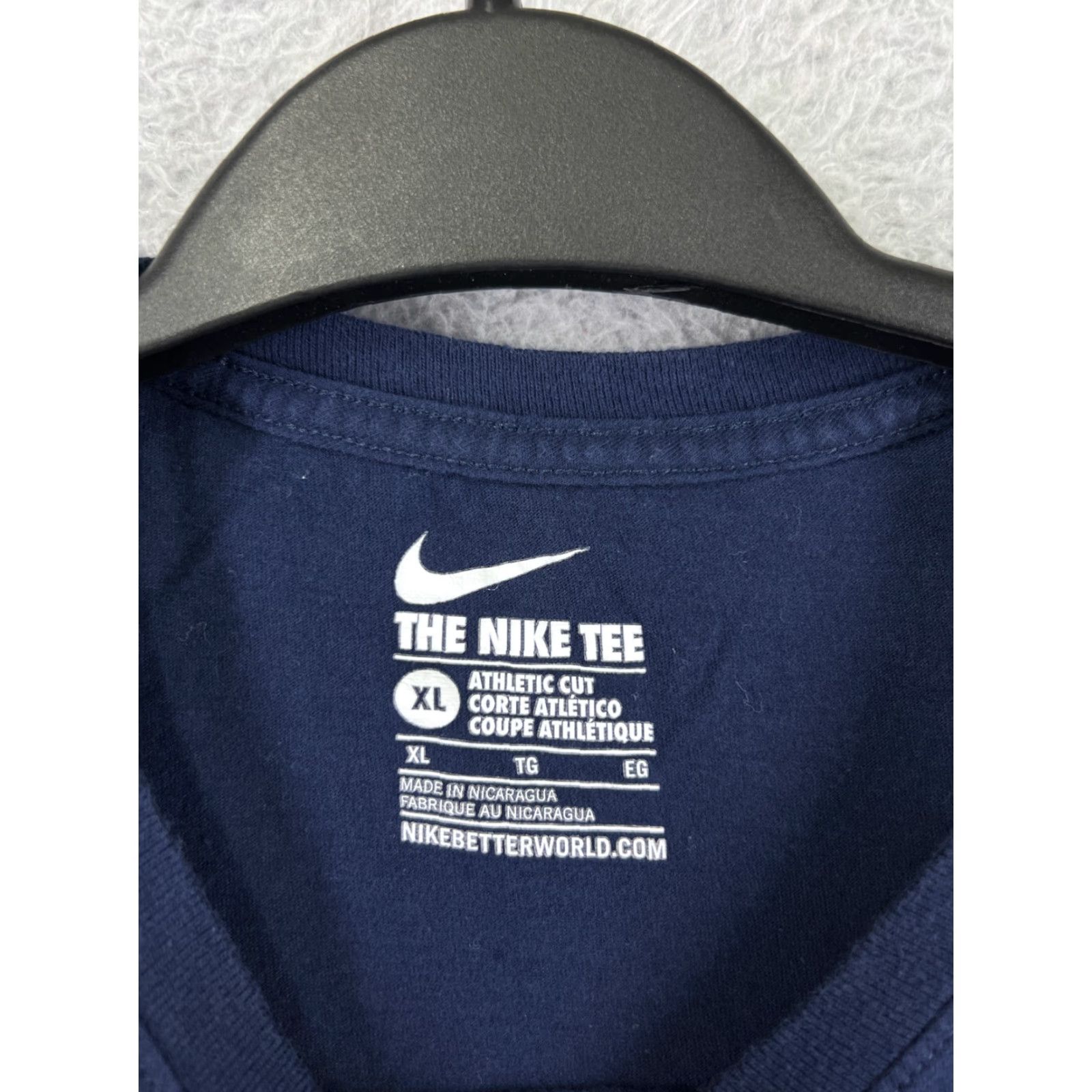 Nike Nike Dri-Fit Shirt Men XL Blue Logo Sports Athletic 90s Retro N/A Size US XL / EU 56 / 4 - 4 Thumbnail