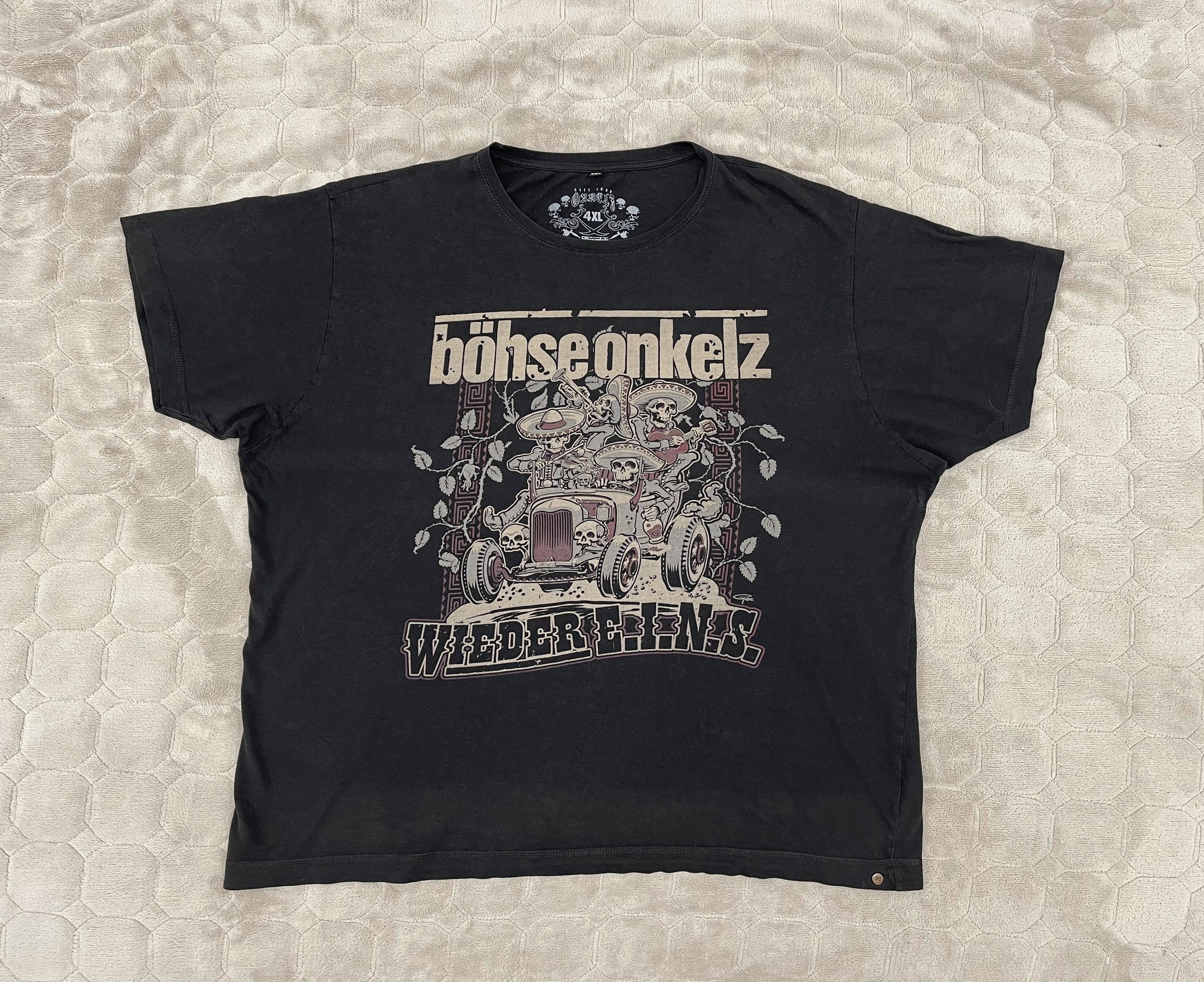 Vintage Vintage Bohse Onkelz Skulls Size US XXL / EU 58 / 5 - 1 Thumbnail