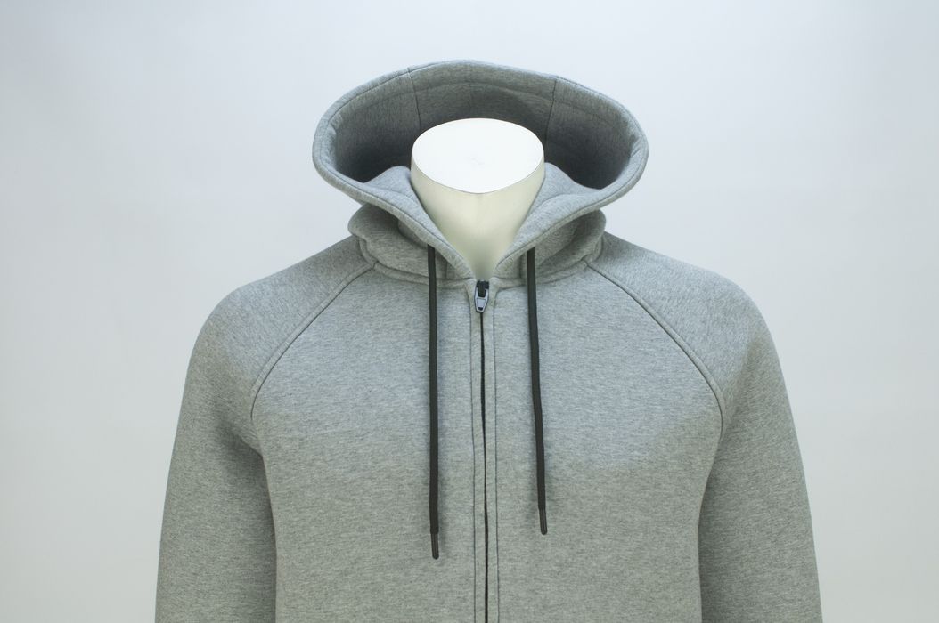 Alexander Wang x H&M Men Grey Scuba Hoodie Sweat - Neoprene Collector -  Size S