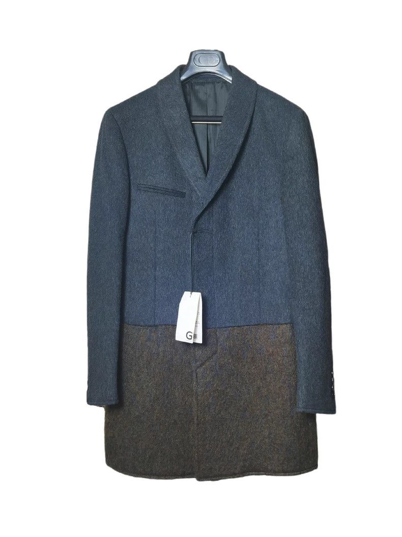 Givenchy Givenchy Wool Mohair Blended Patchwork Coat 2506-Nextarrow Size US L / EU 52-54 / 3 - 2 Thumbnail