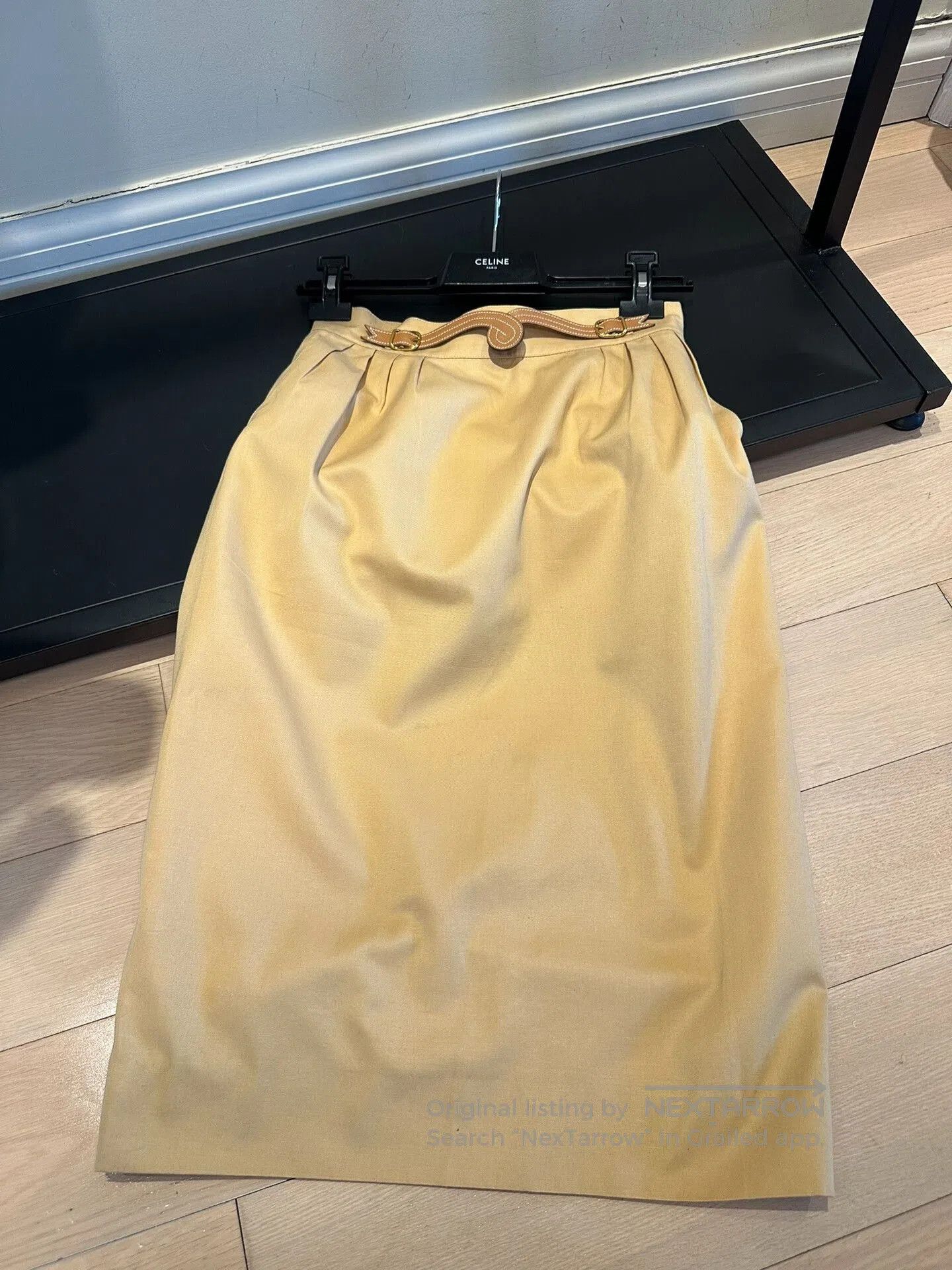 Hermes Hermes Beige Knee. Size US 38 / EU 54 - 3 Thumbnail