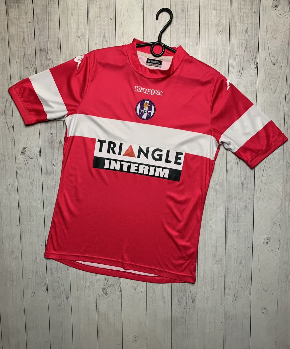Vintage Toulouse soccer jersey kappa rare away size L